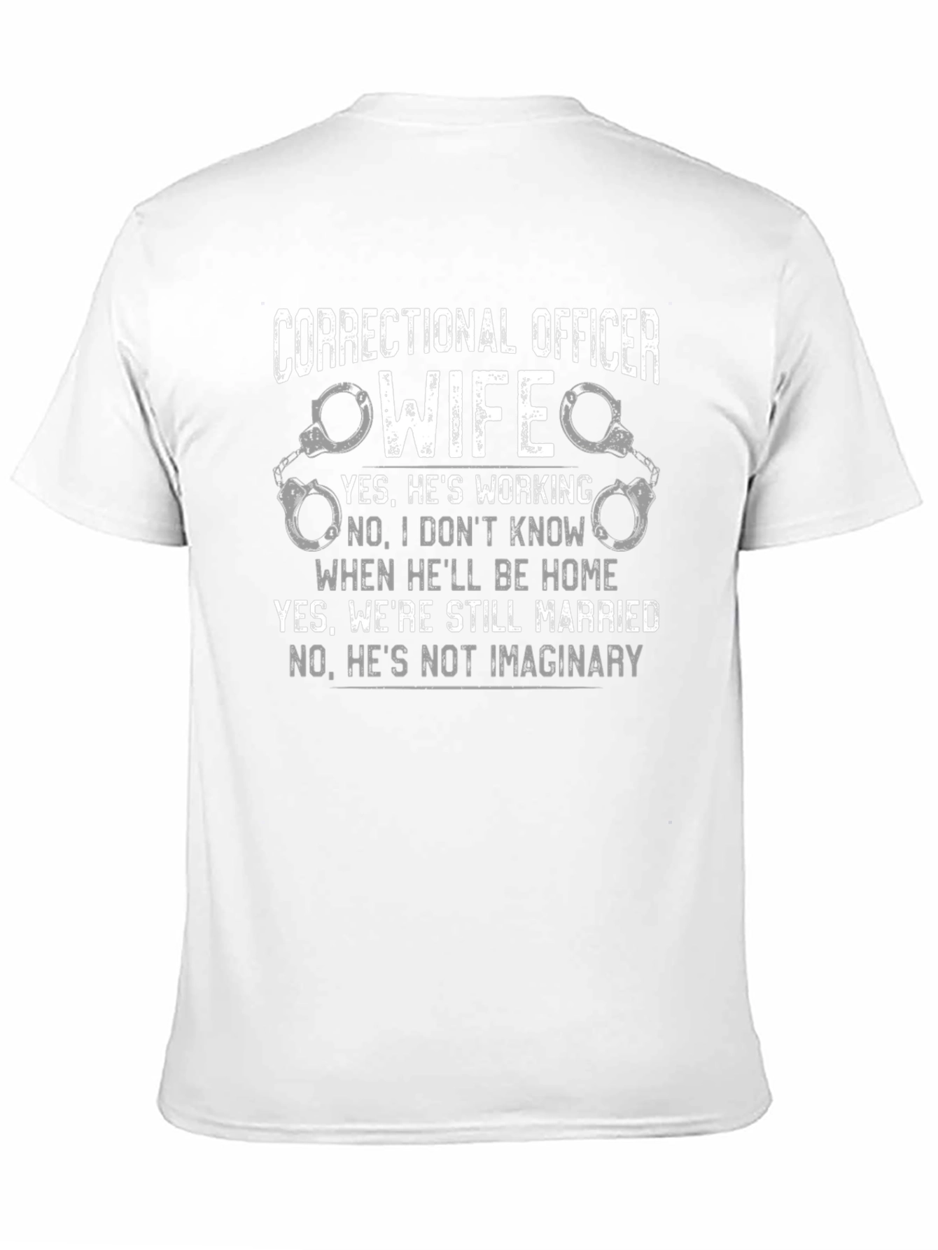 Correctional Officer Wife Graphic T-Shirt