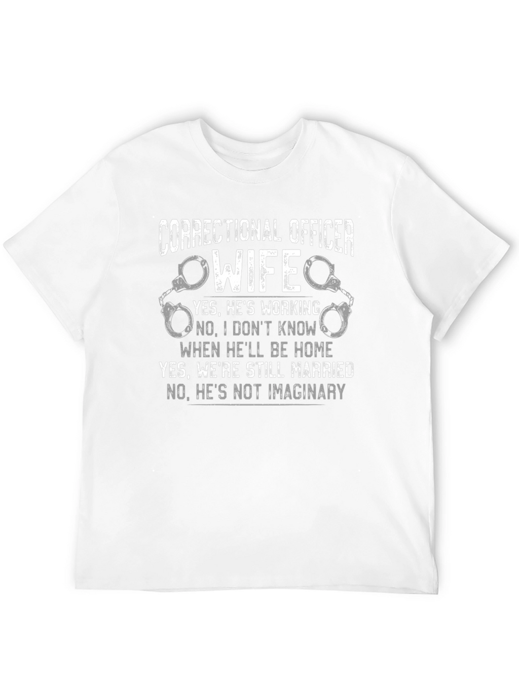 Correctional Officer Wife Graphic T-Shirt