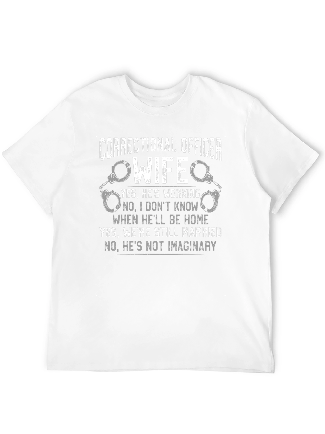 Correctional Officer Wife Graphic T-Shirt
