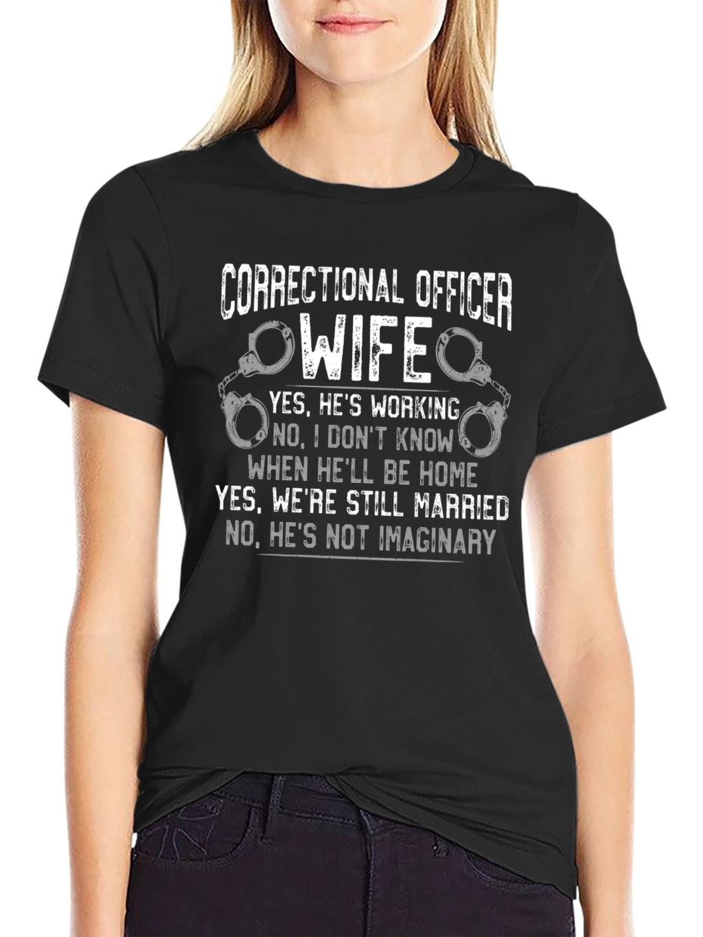 Correctional Officer Wife Graphic T-Shirt