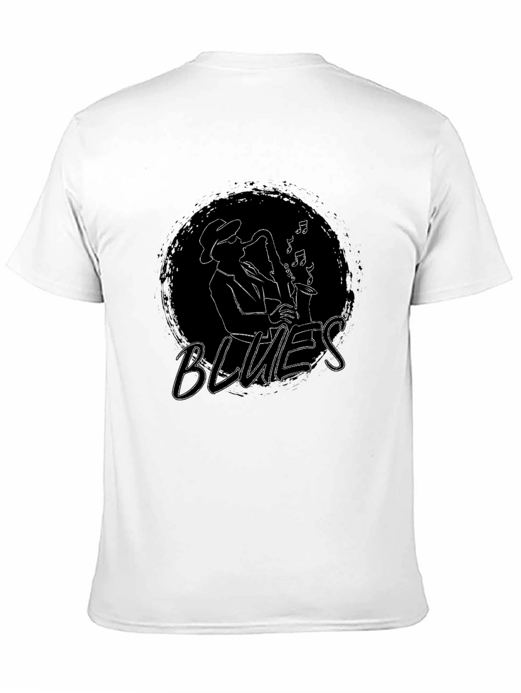 Blues Music Saxophone Graphic T-Shirt