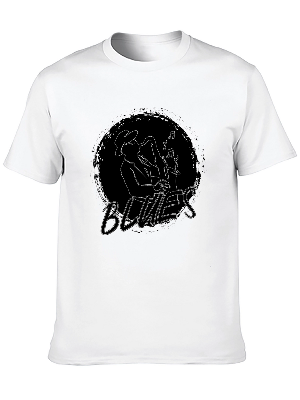 Blues Music Saxophone Graphic T-Shirt