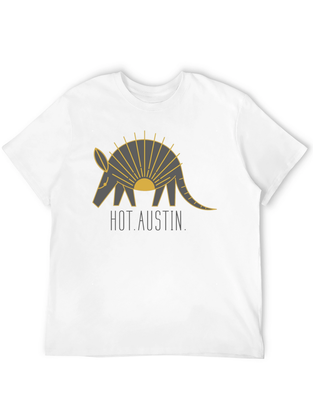 Hot Austin Armadillo Graphic Tee