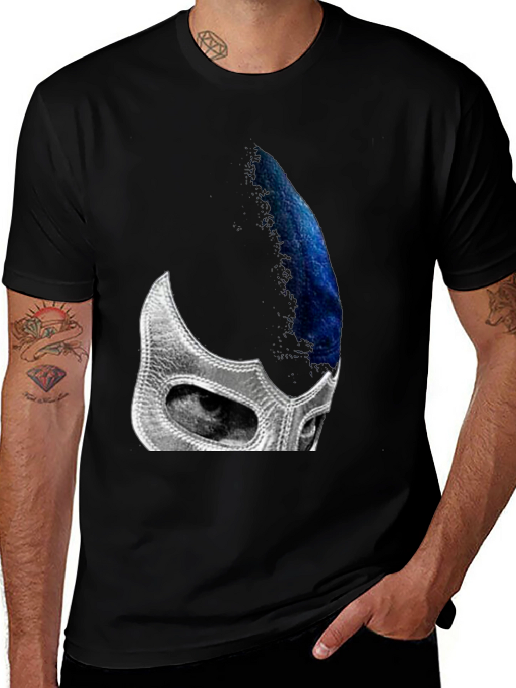 Wrestler Mask T-Shirt - Unique Graphic Tee