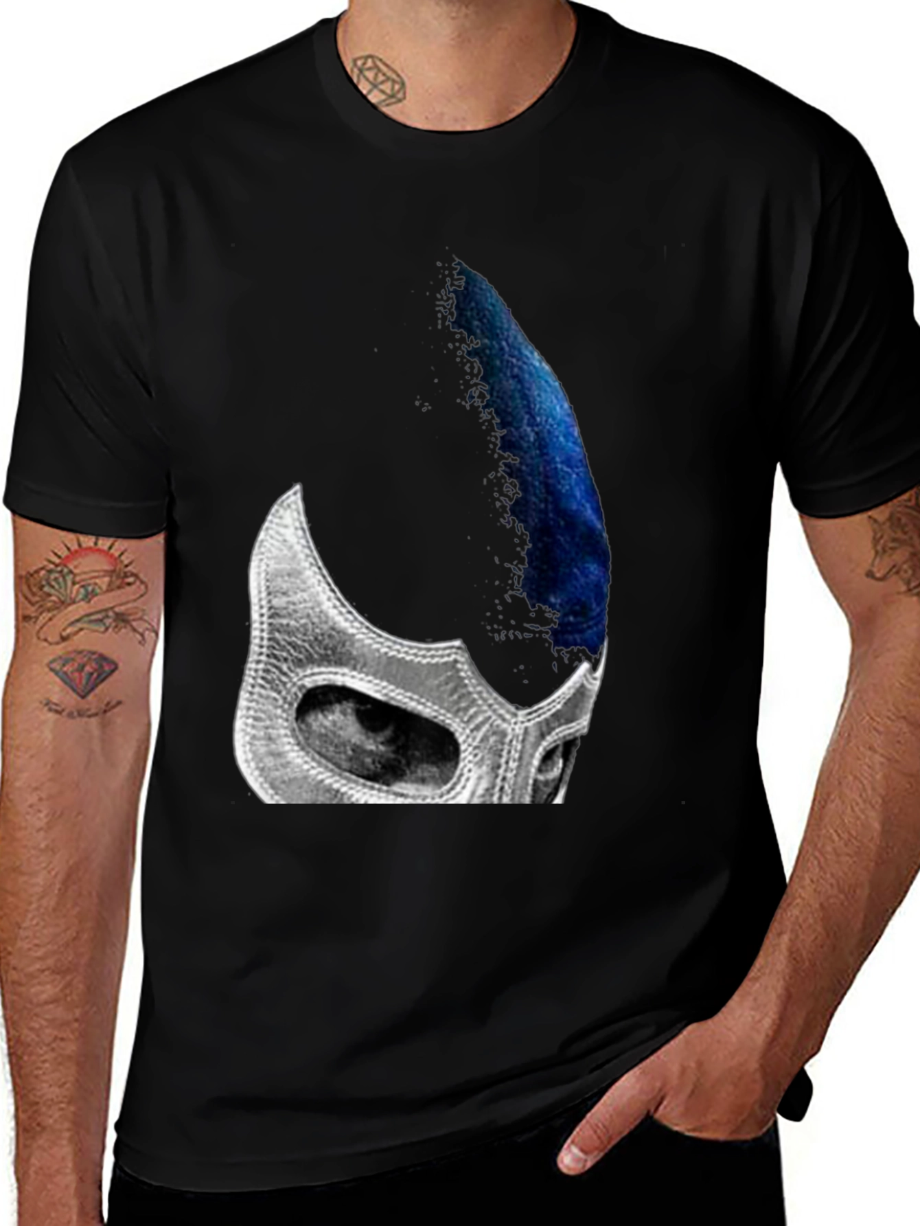 Wrestler Mask T-Shirt - Unique Graphic Tee