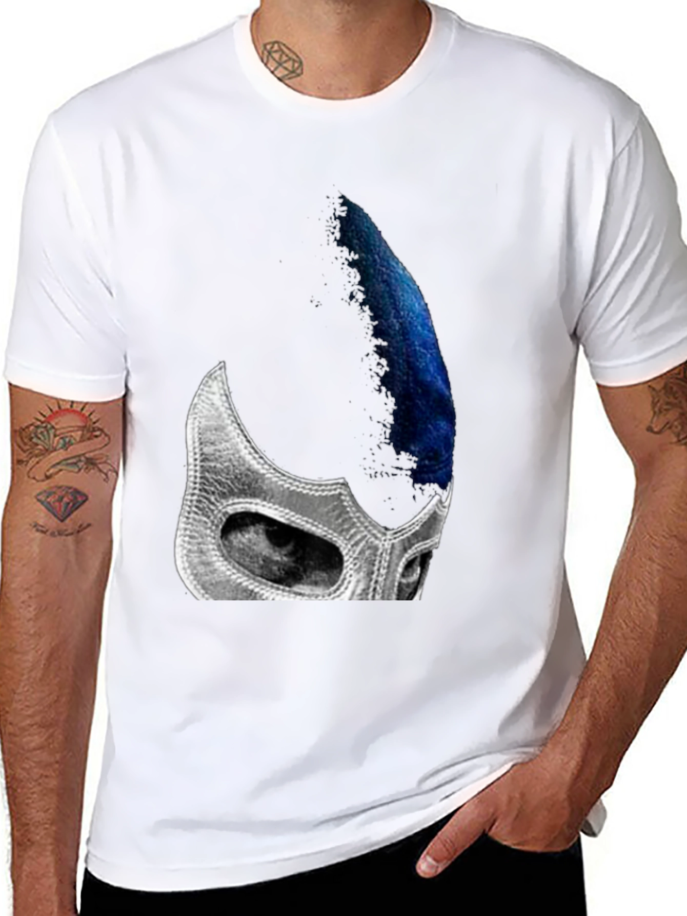 Wrestler Mask T-Shirt - Unique Graphic Tee