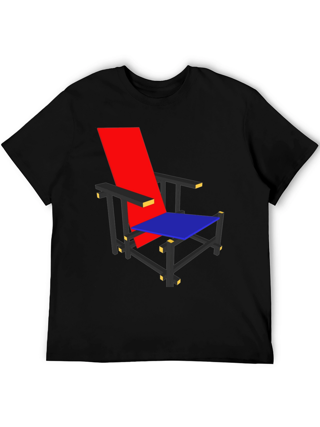 De Stijl Chair T-Shirt - Modernist Art Tee