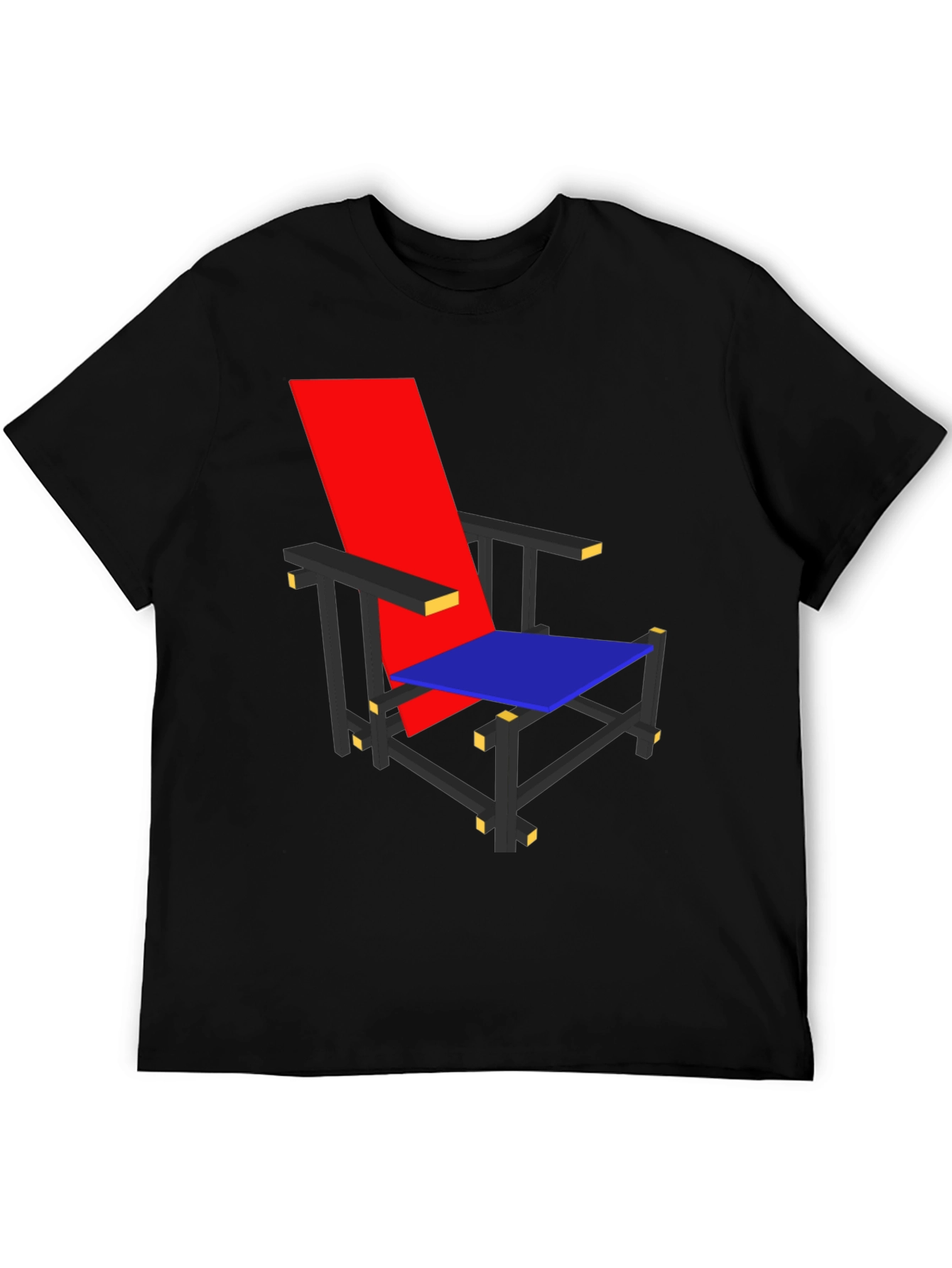 De Stijl Chair T-Shirt - Modernist Art Tee