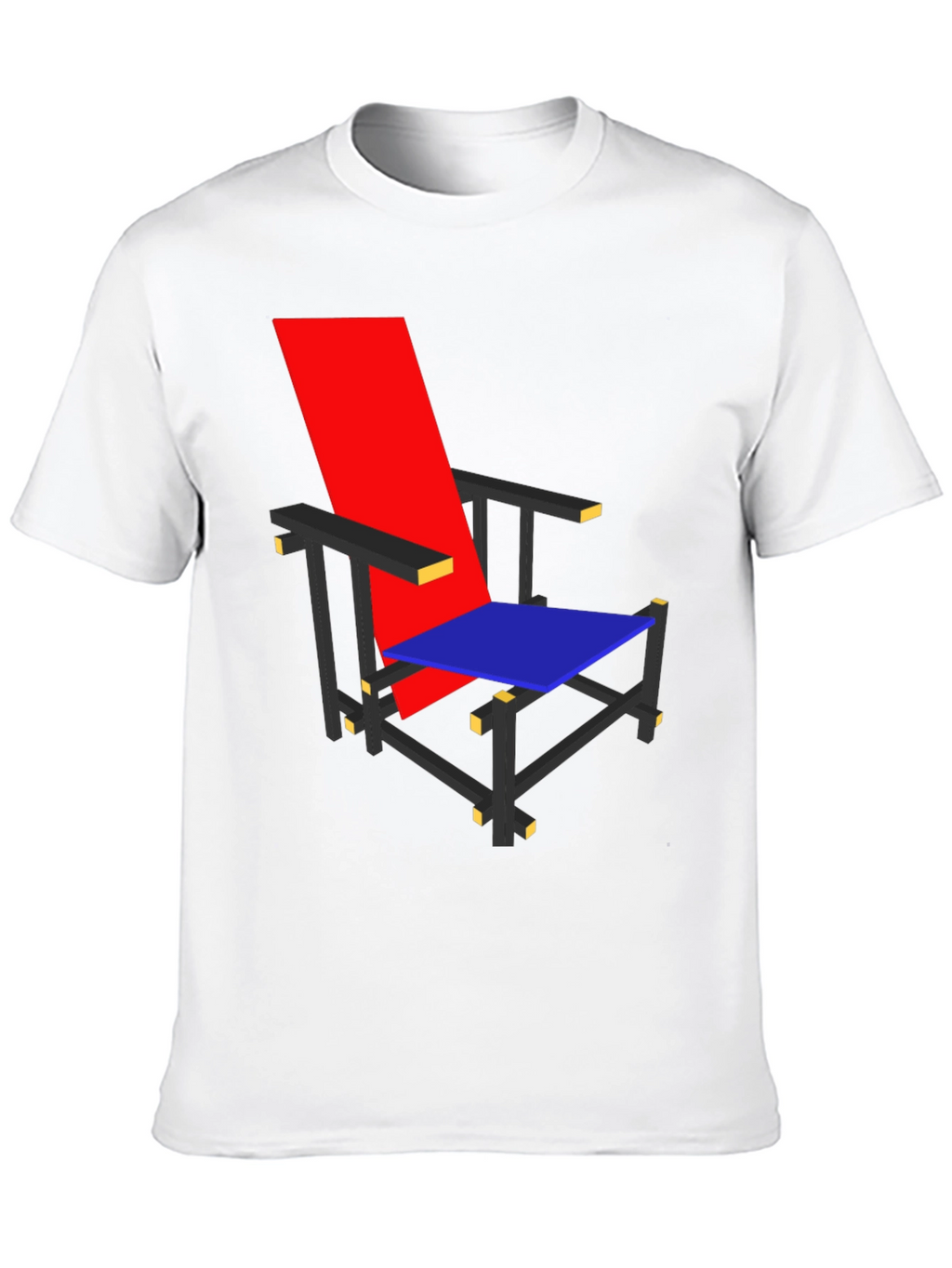 De Stijl Chair T-Shirt - Modernist Art Tee