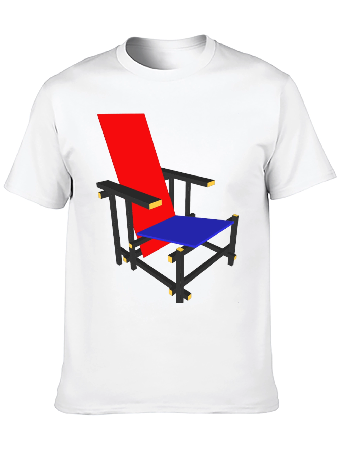De Stijl Chair T-Shirt - Modernist Art Tee