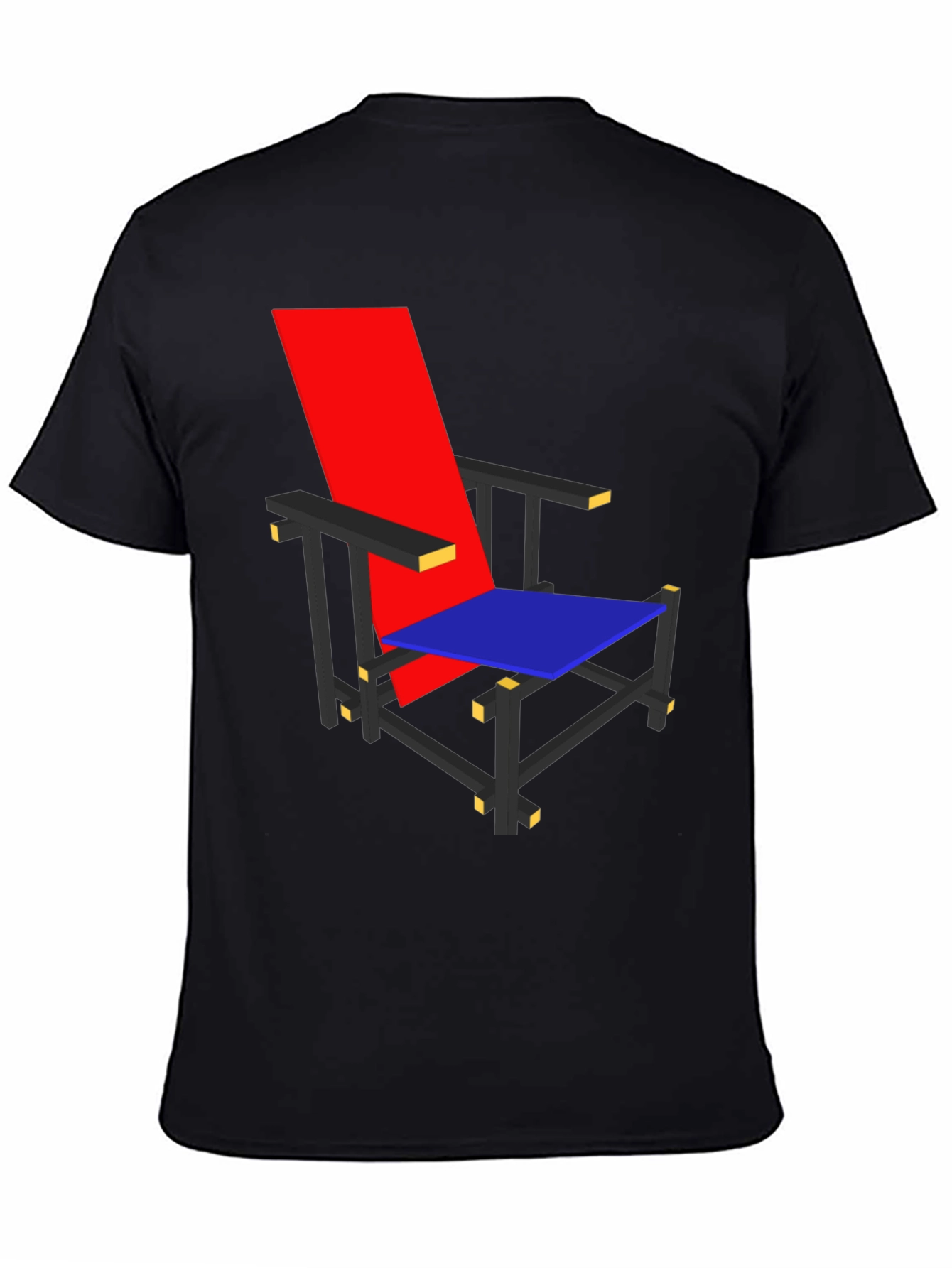 De Stijl Chair T-Shirt - Modernist Art Tee