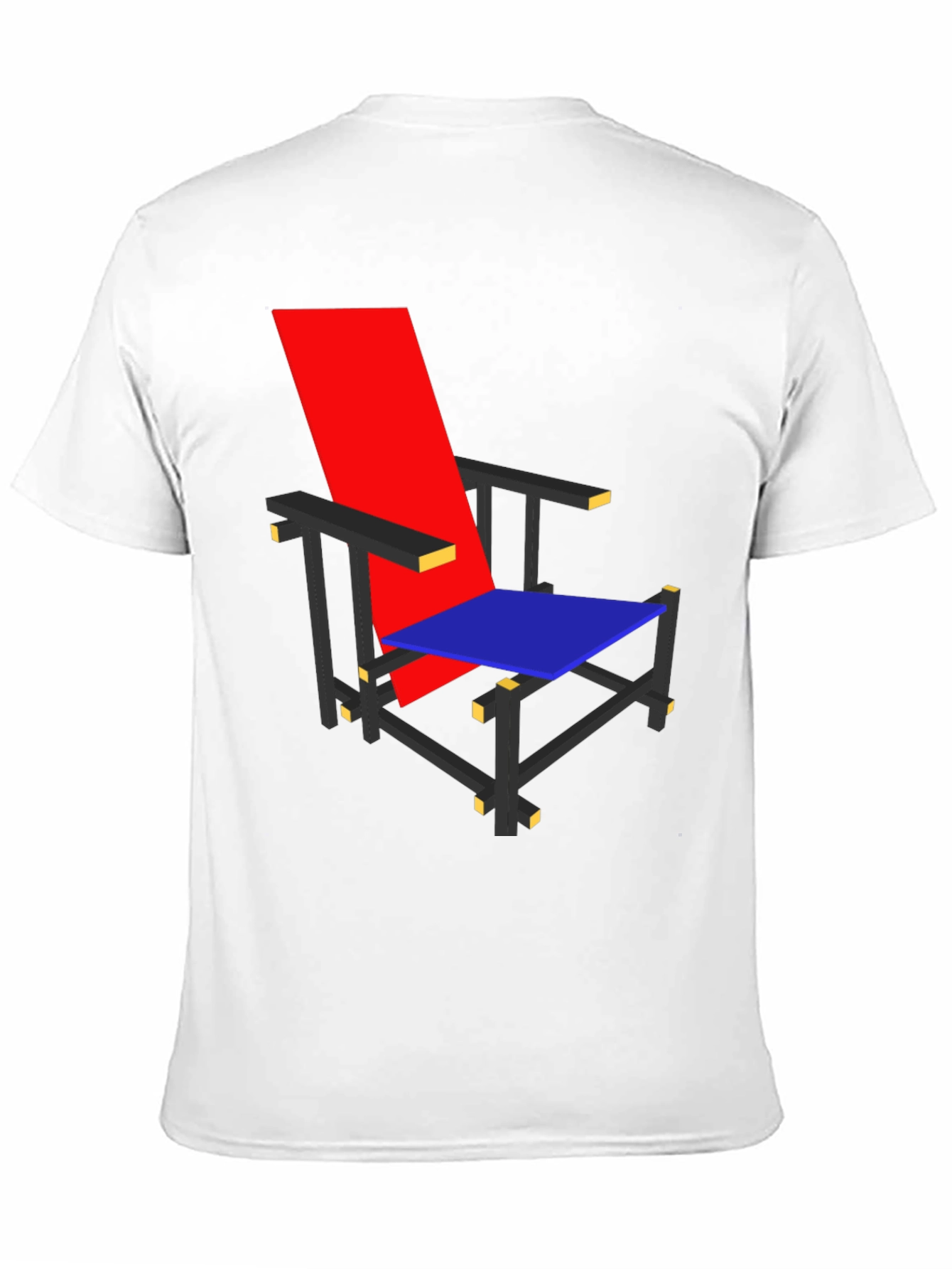 De Stijl Chair T-Shirt - Modernist Art Tee