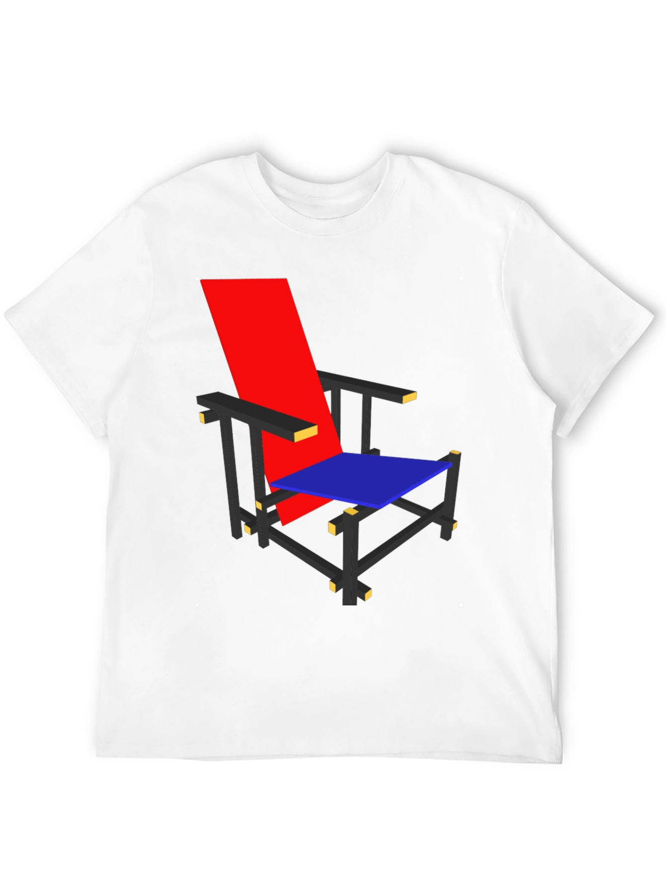 De Stijl Chair T-Shirt - Modernist Art Tee