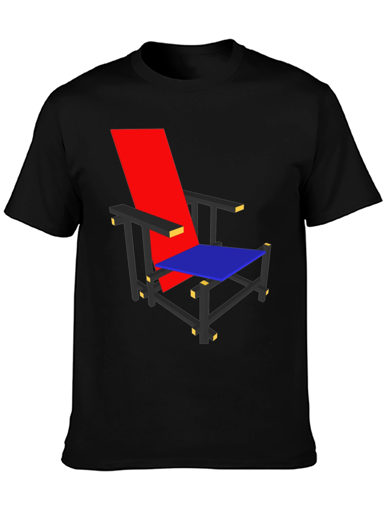 De Stijl Chair T-Shirt - Modernist Art Tee