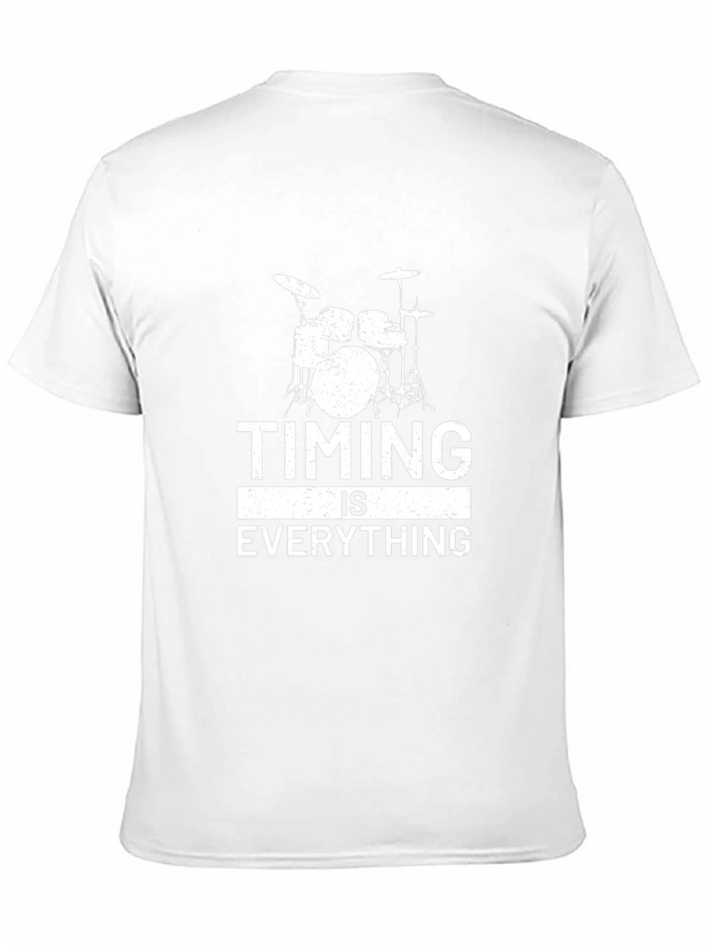 Drum Set Timing is Everything Black T-Shirt