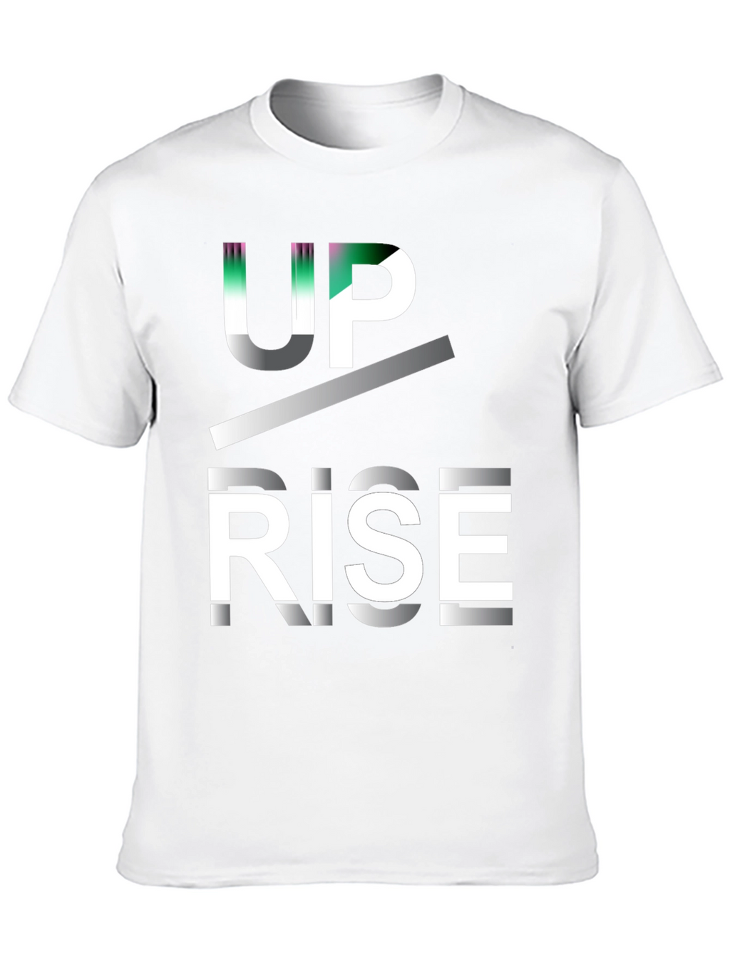 Up Rise Graphic Tee - Modern Design Bold Statement