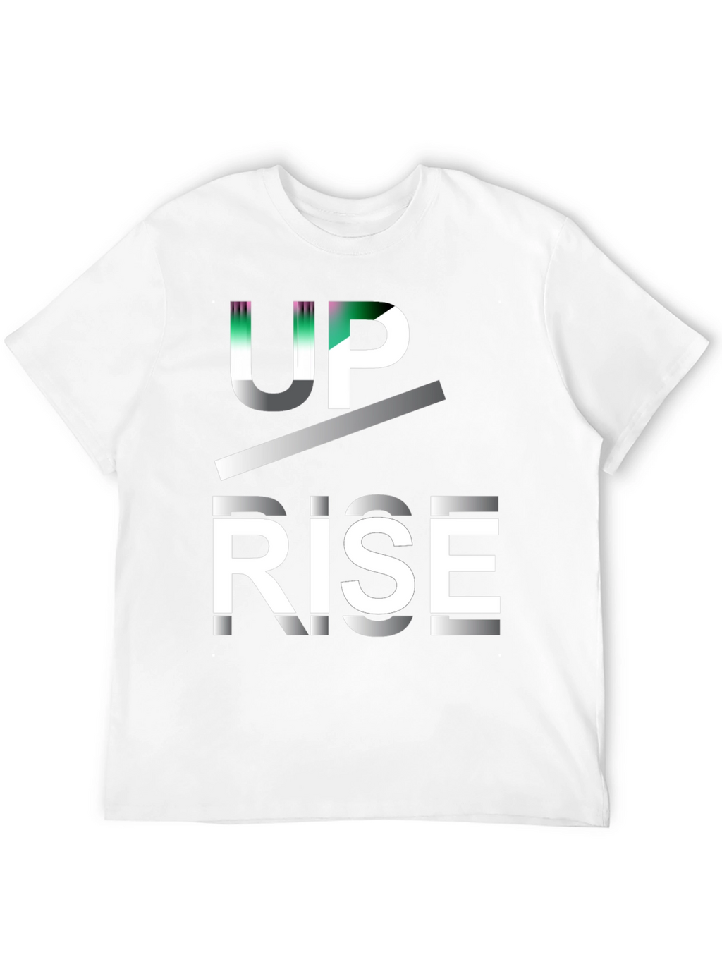 Up Rise Graphic Tee - Modern Design Bold Statement
