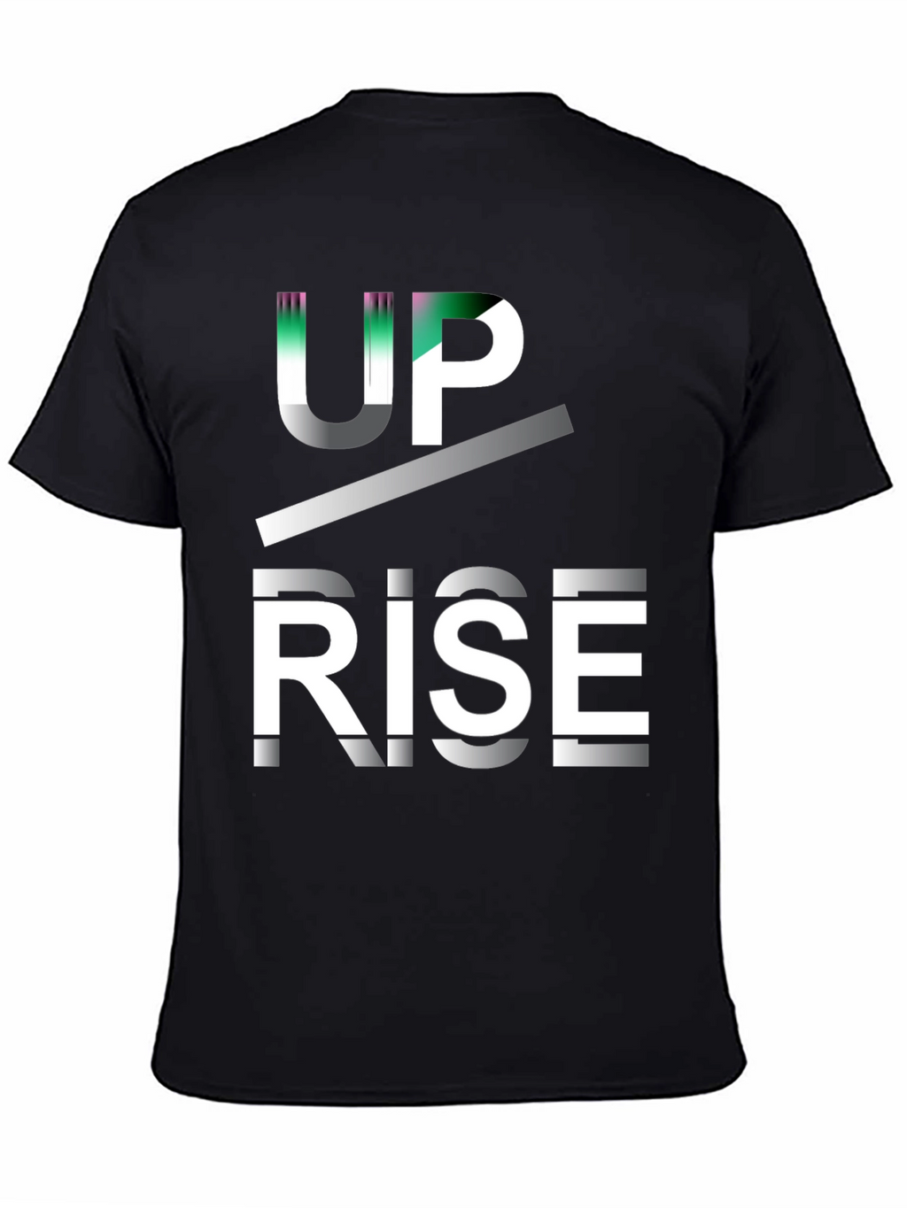 Up Rise Graphic Tee - Modern Design Bold Statement