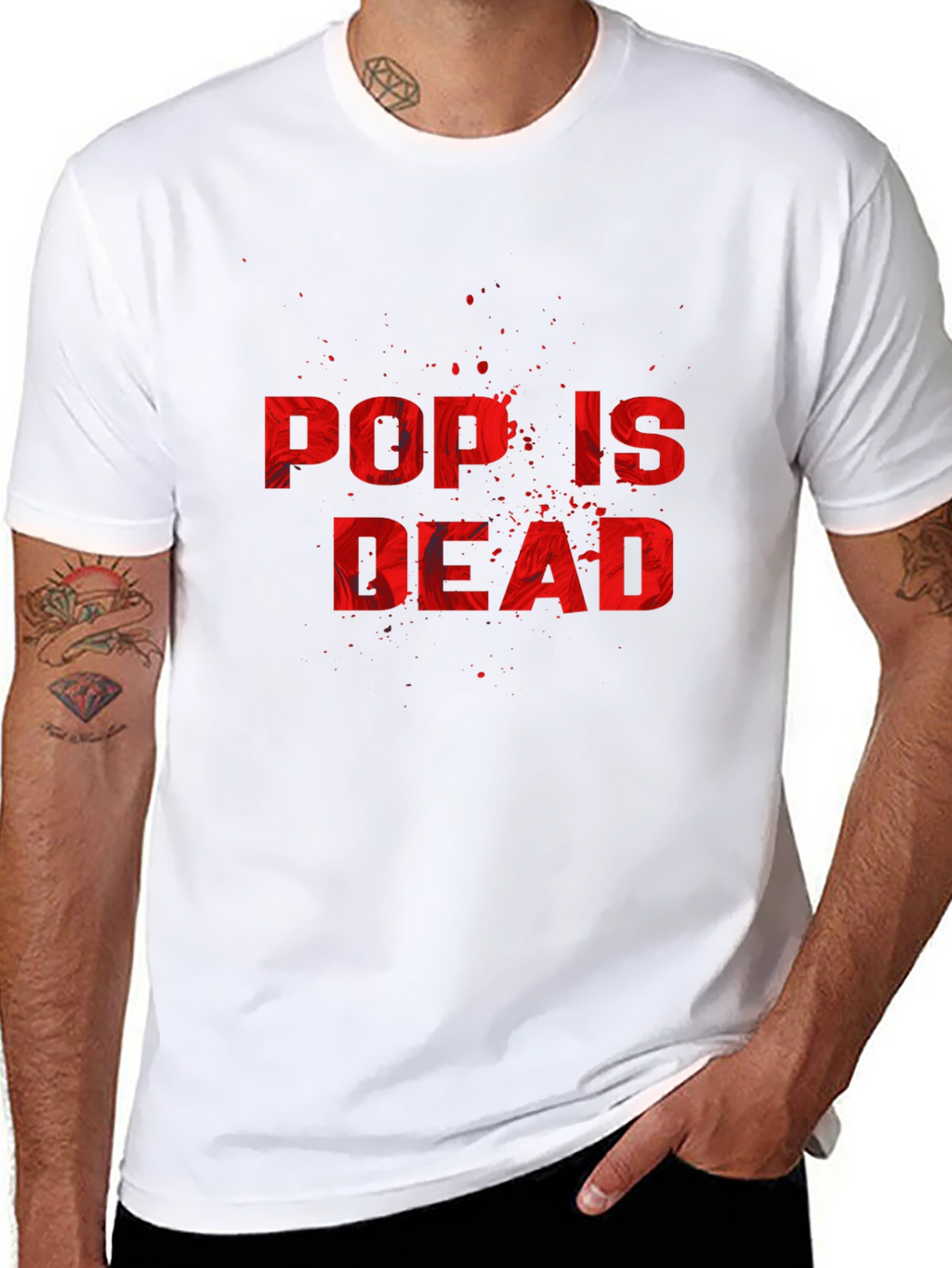 Pop is Dead Graphic T-Shirt - Statement Tee