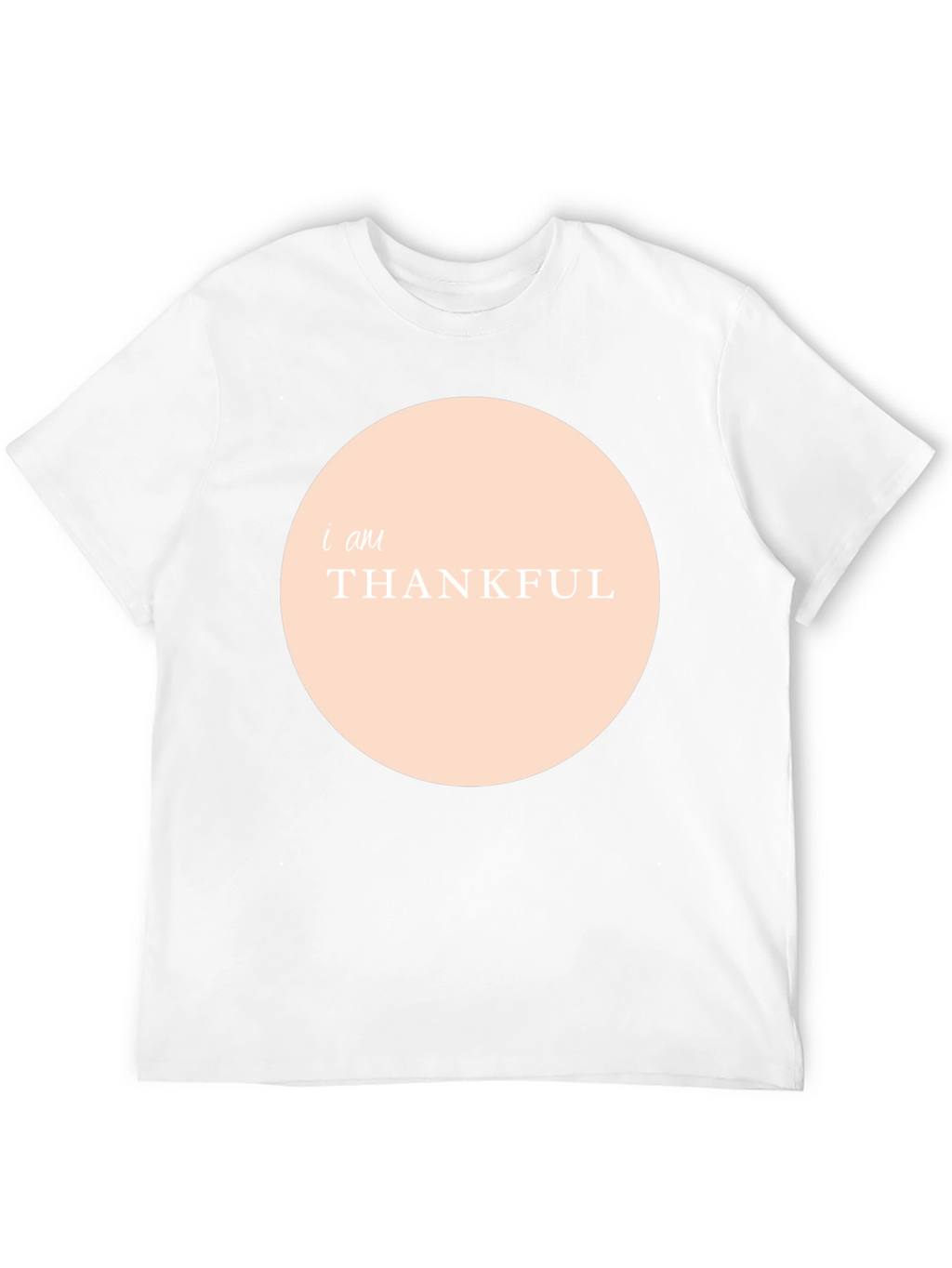 Thankful Graphic Tee - Black Crew Neck Shirt