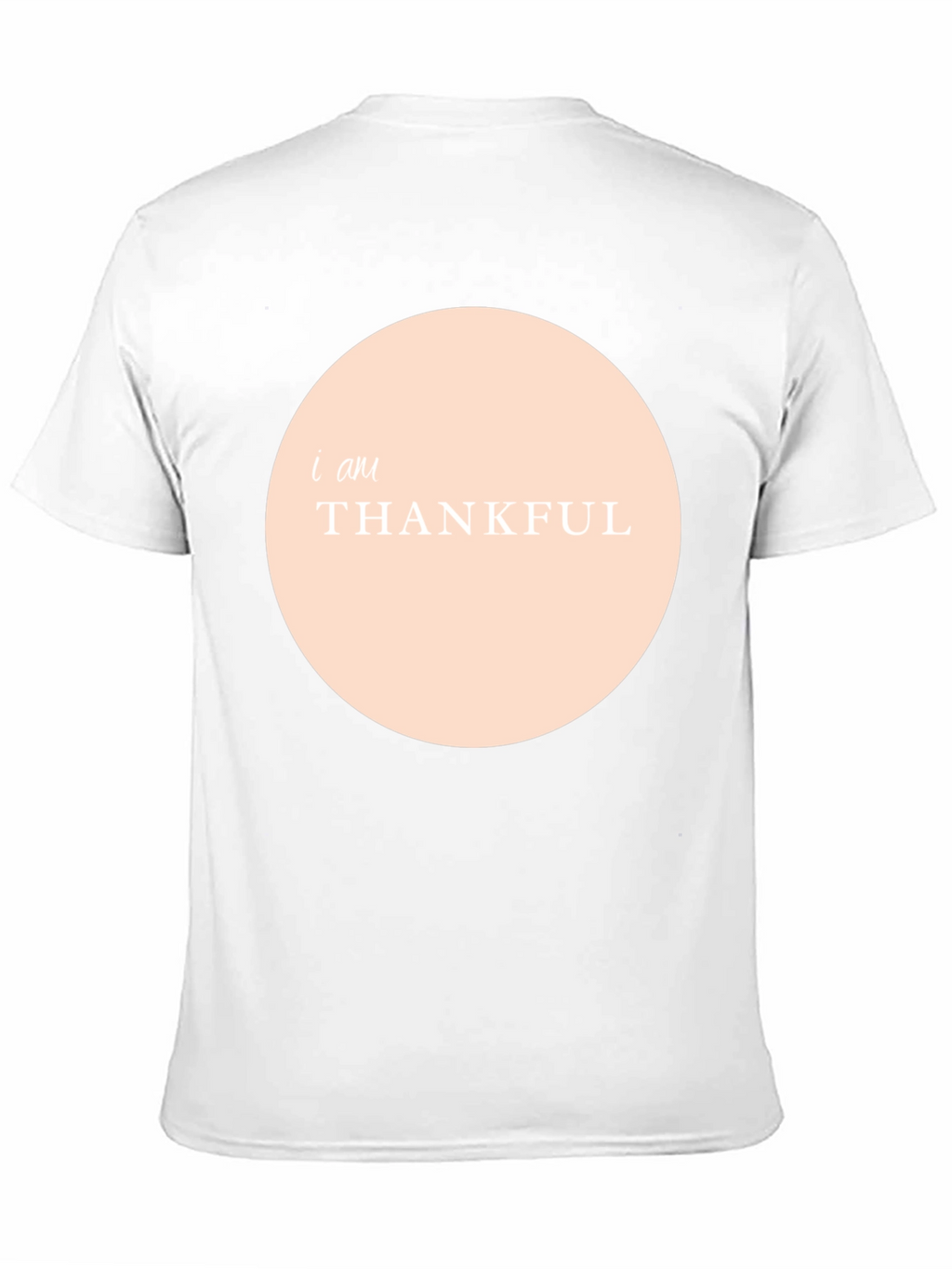 Thankful Graphic Tee - Black Crew Neck Shirt