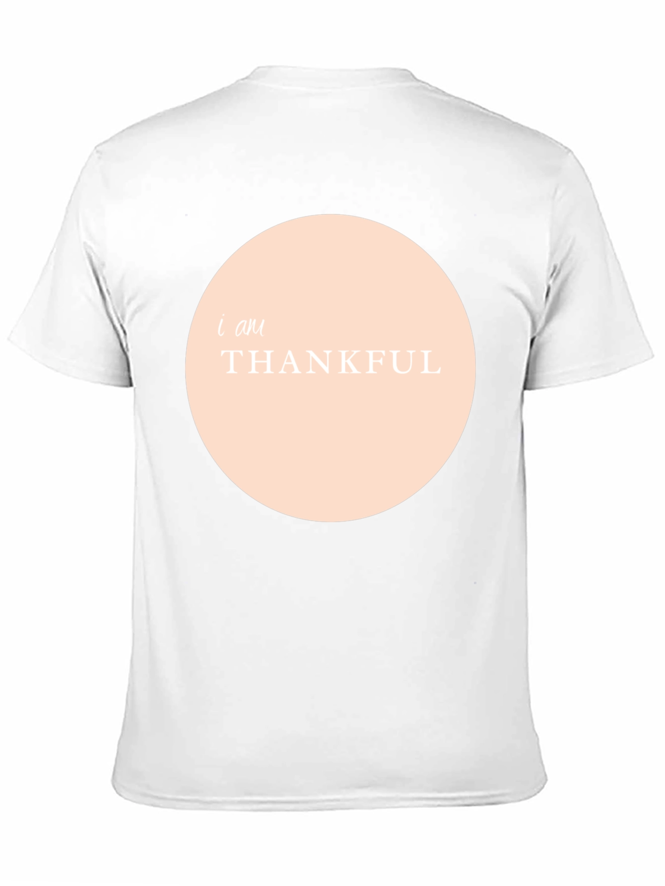 Thankful Graphic Tee - Black Crew Neck Shirt