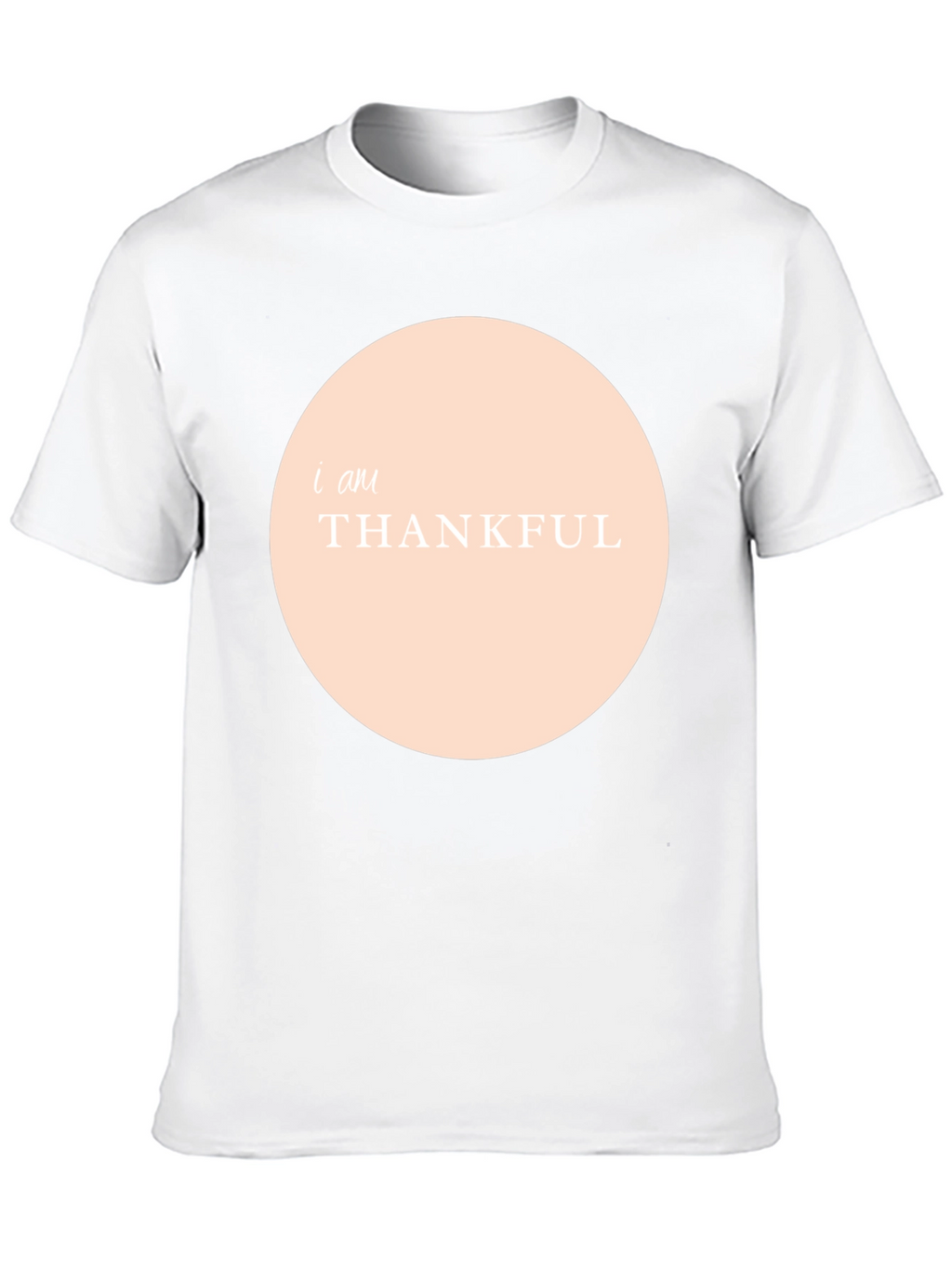 Thankful Graphic Tee - Black Crew Neck Shirt