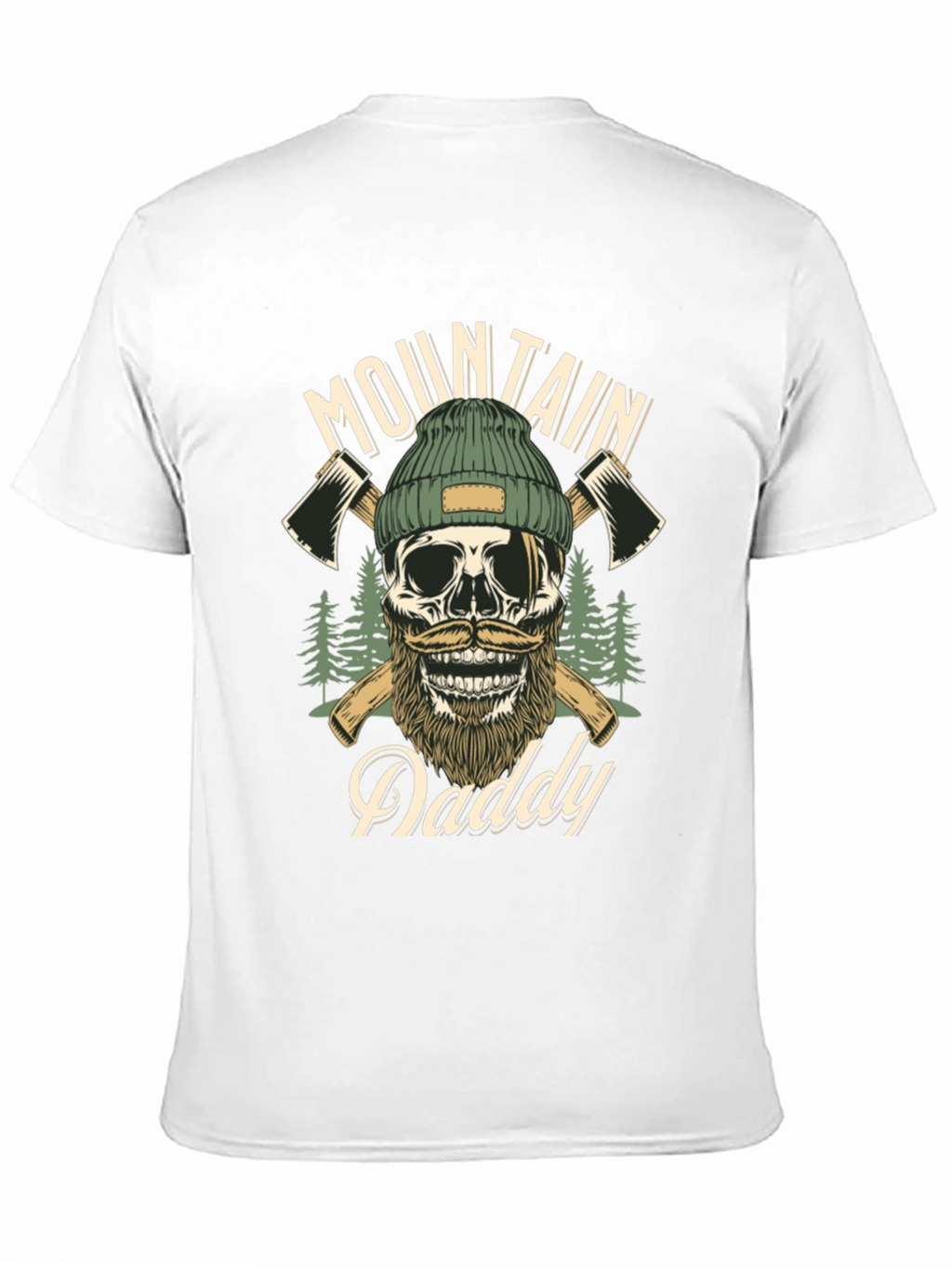 Mountain Daddy Skull Graphic T-Shirt