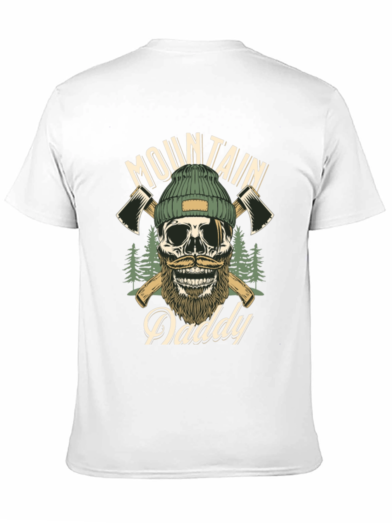 Mountain Daddy Skull Graphic T-Shirt