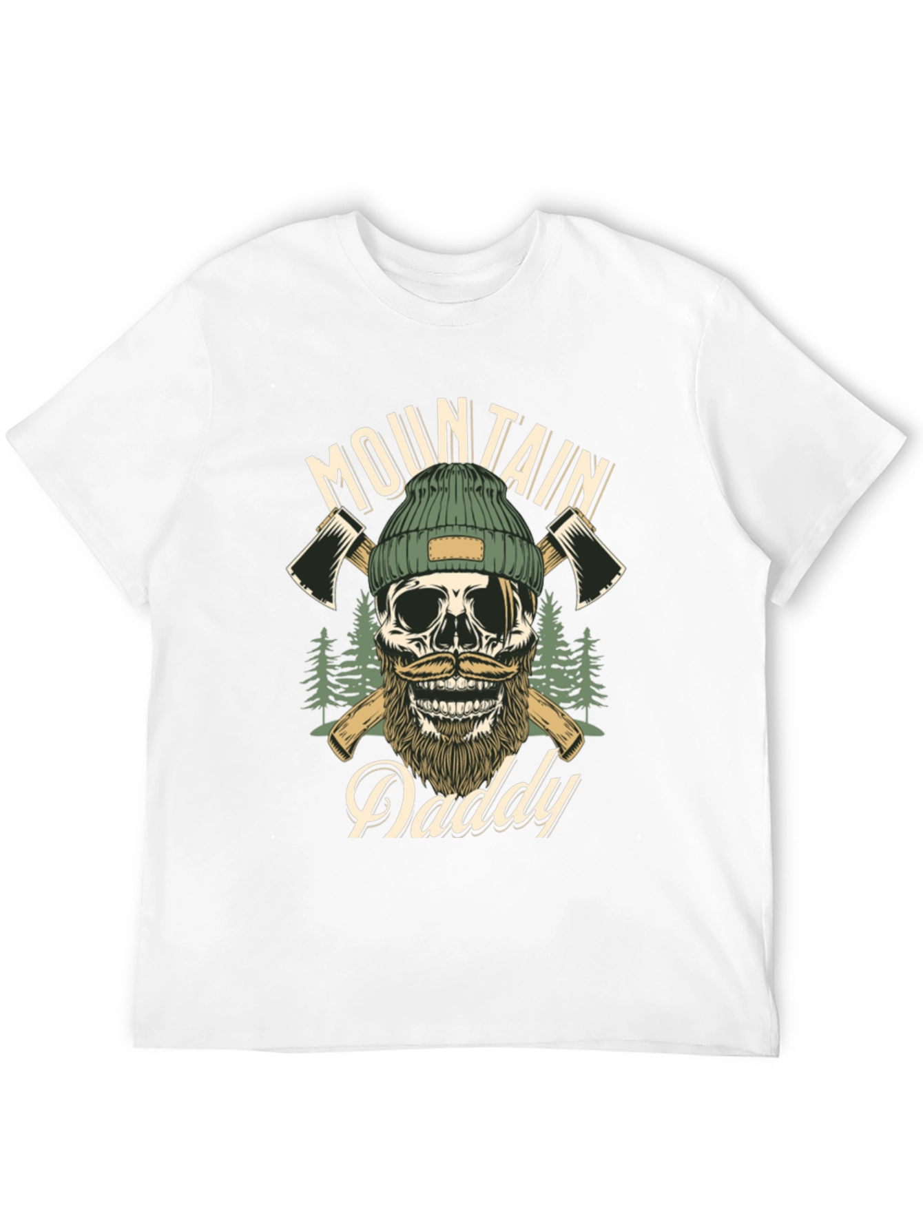 Mountain Daddy Skull Graphic T-Shirt