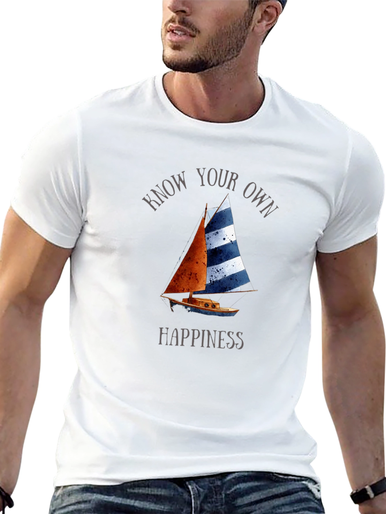 Know Your Own Happiness Sailboat T-Shirt