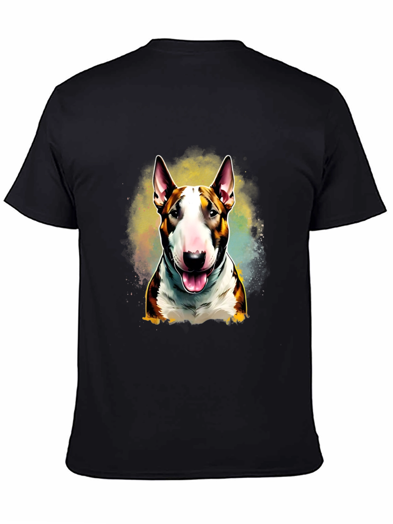 Bull Terrier T-Shirt: Colorful Dog Design