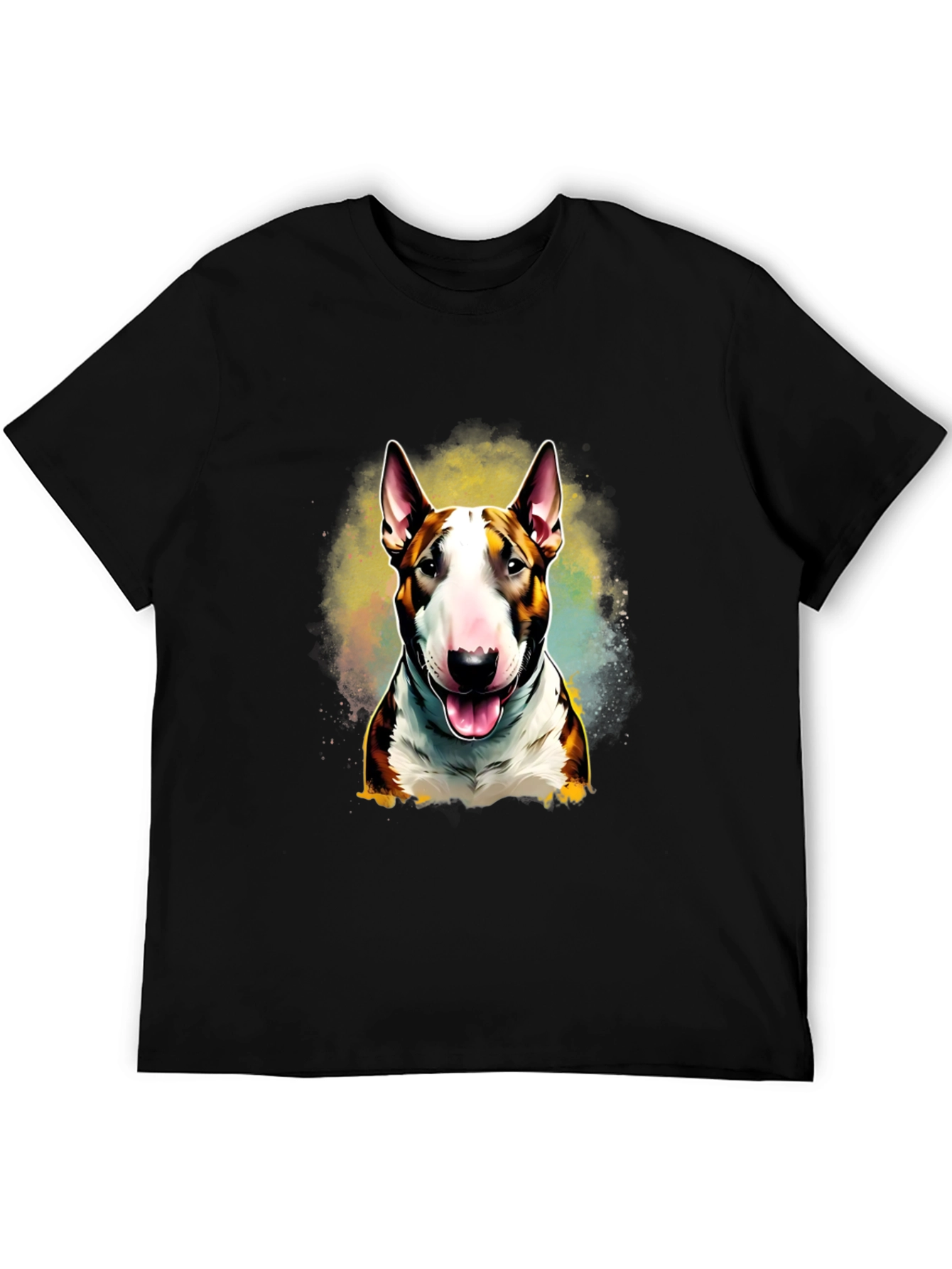 Bull Terrier T-Shirt: Colorful Dog Design