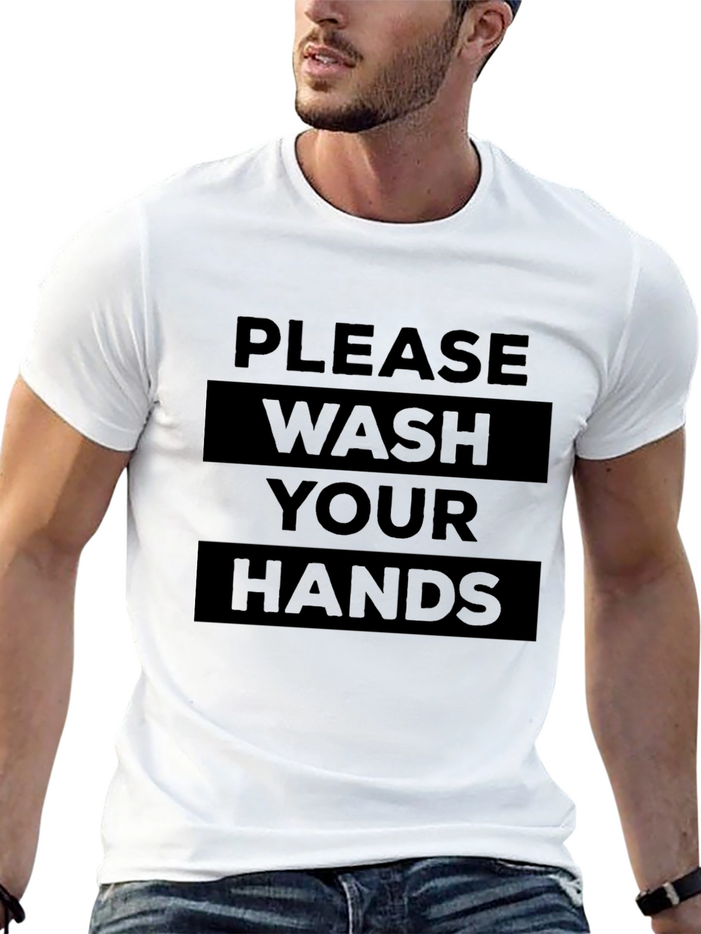 Please Wash Your Hands Graphic Tee
