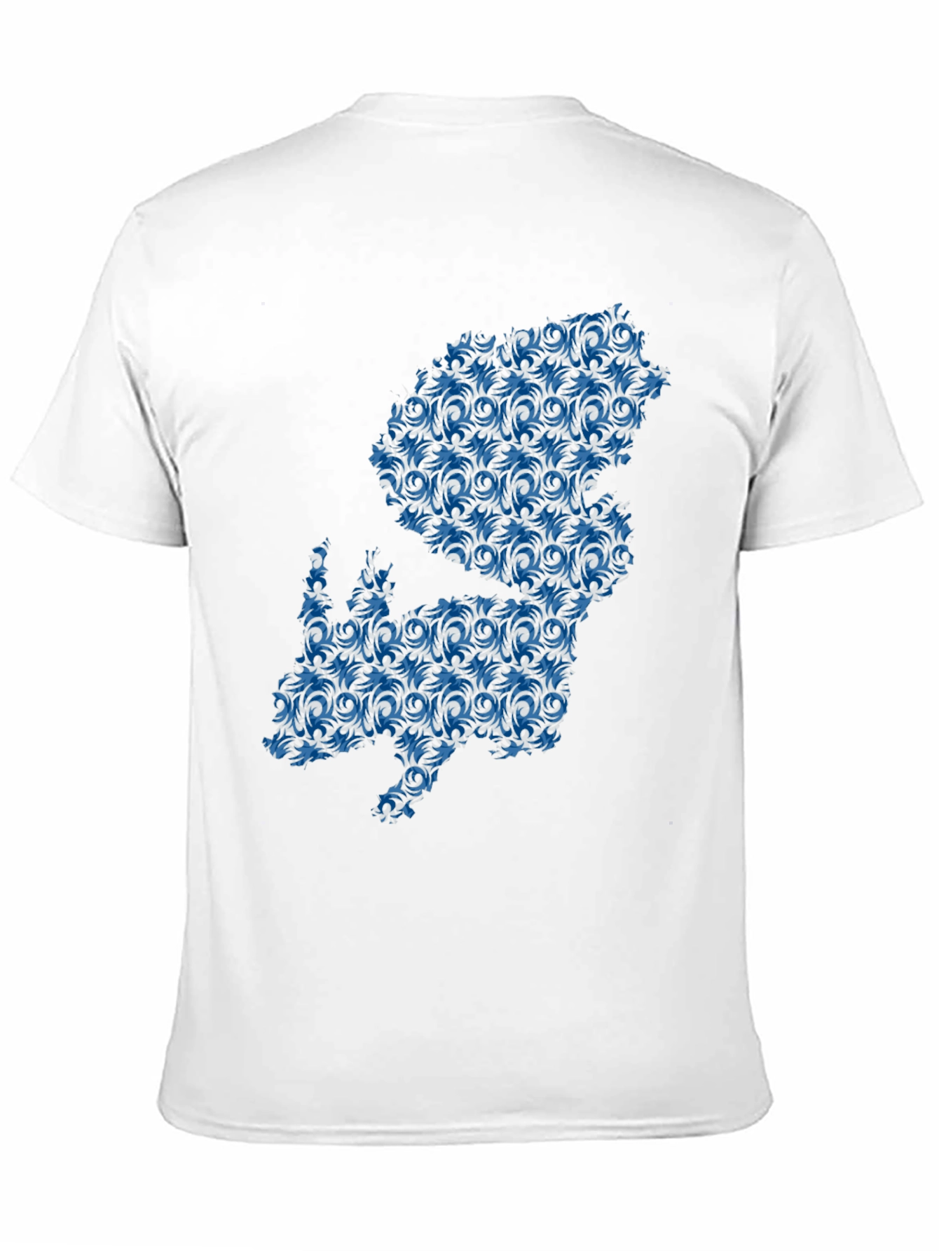 Floral Squirrel Graphic T-Shirt - Mens Black Tee