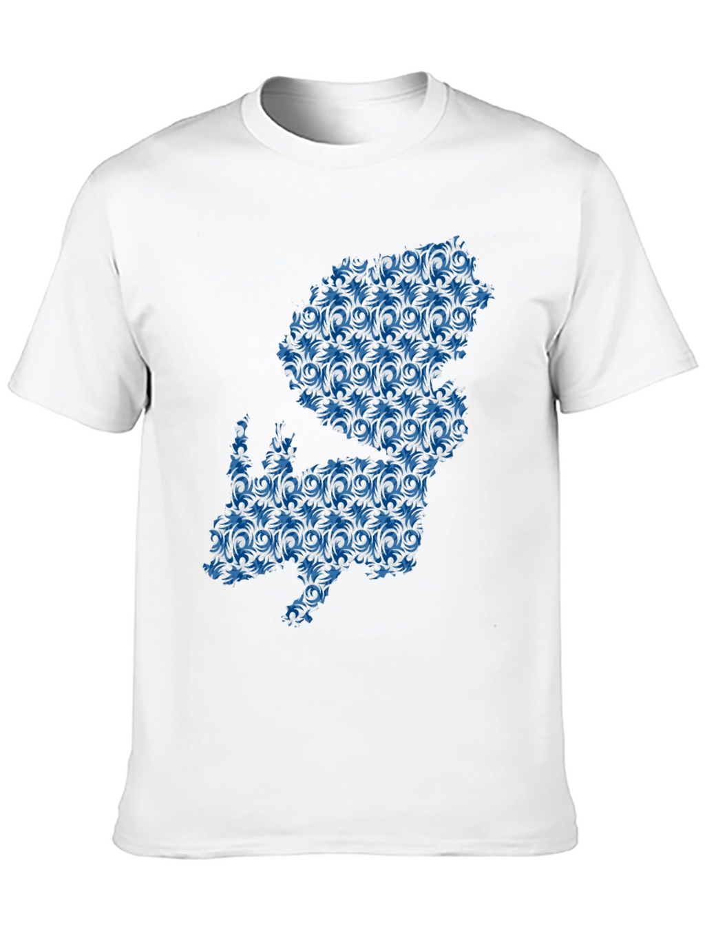 Floral Squirrel Graphic T-Shirt - Mens Black Tee