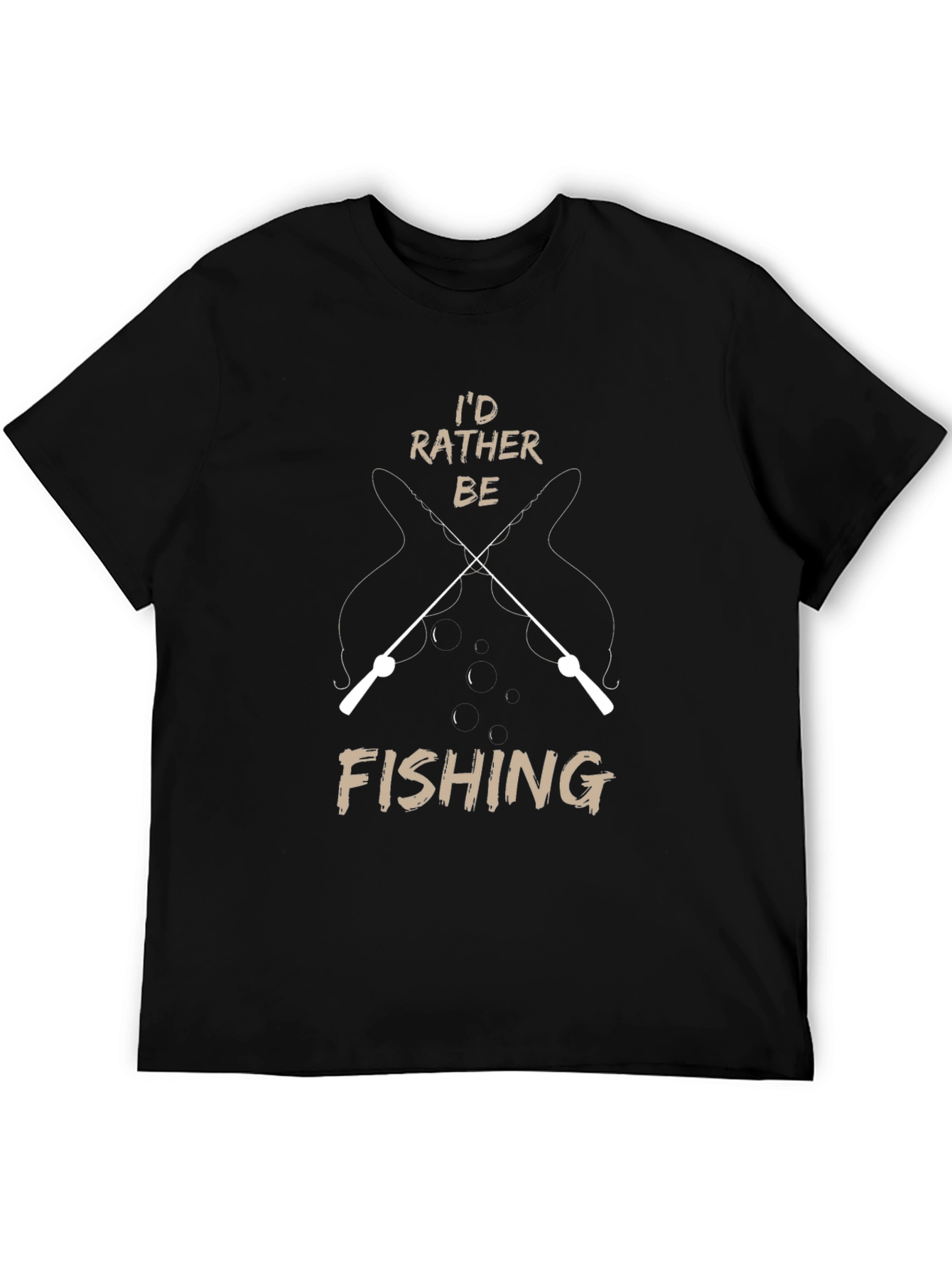 Id Rather Be Fishing Graphic T-Shirt