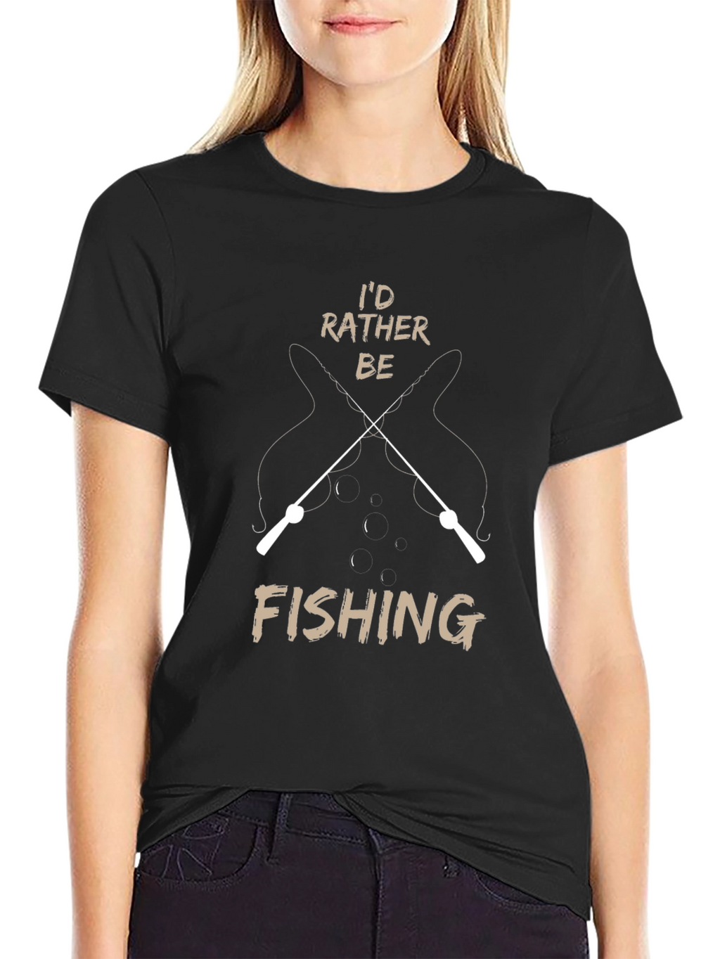Id Rather Be Fishing Graphic T-Shirt