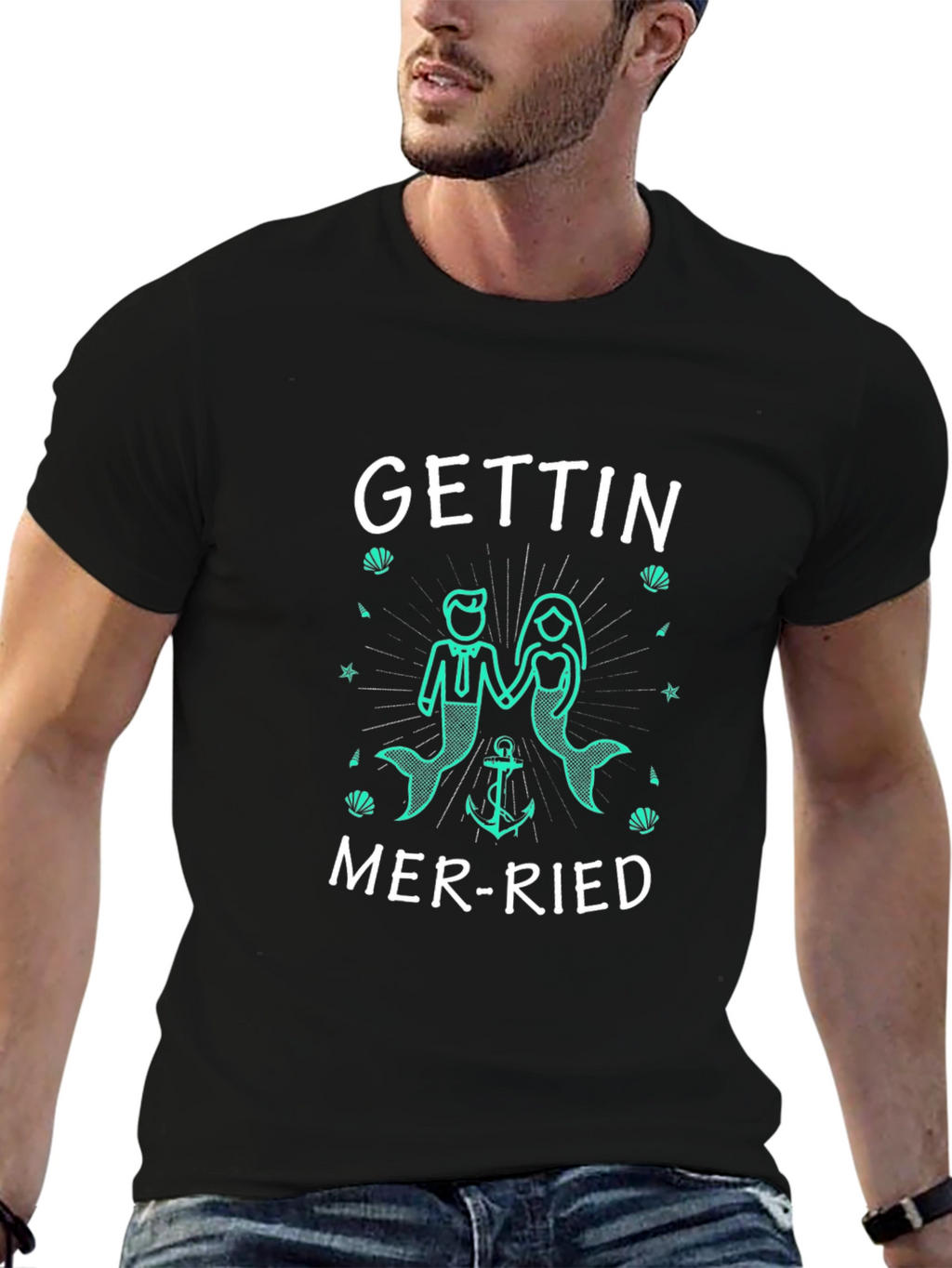 Gettin Mer-ried Unisex T-Shirt