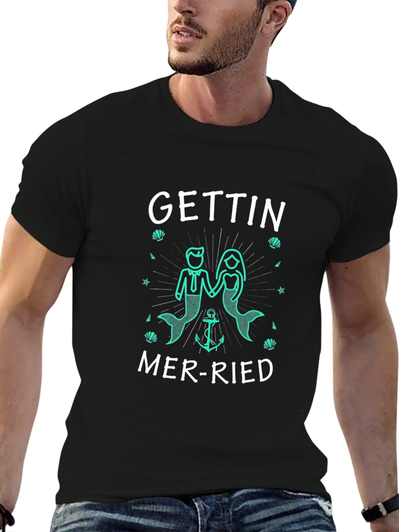 Gettin Mer-ried Unisex T-Shirt