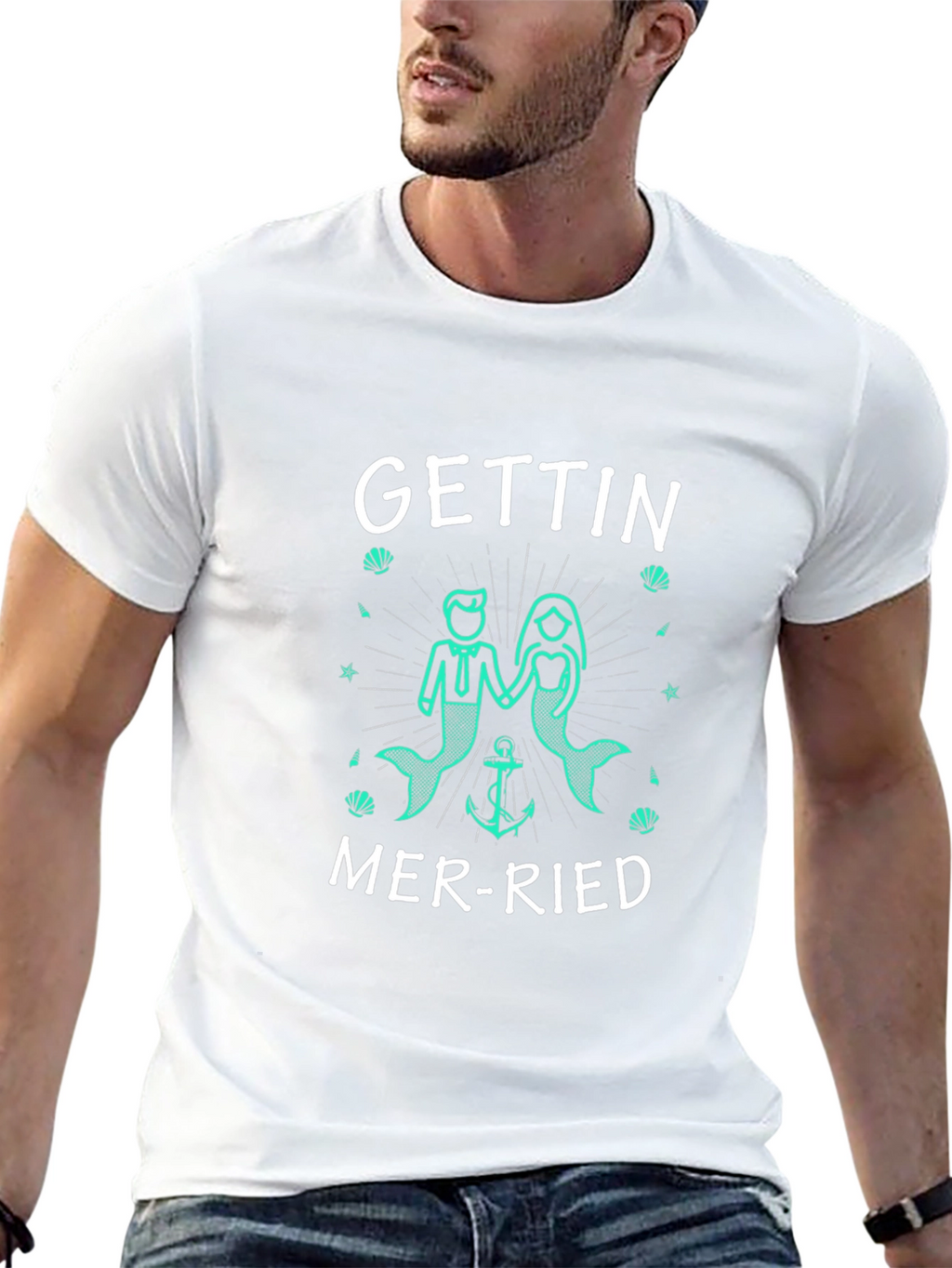 Gettin Mer-ried Unisex T-Shirt