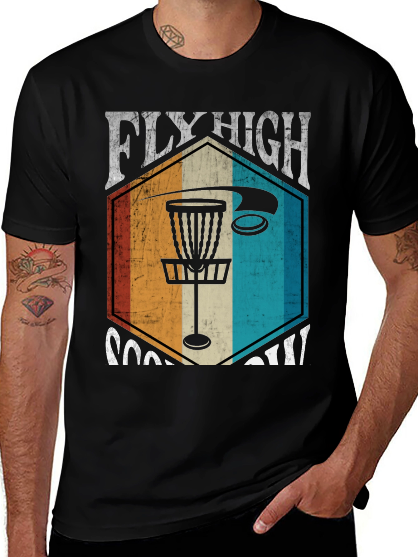 Fly High Disc Golf Graphic Tee
