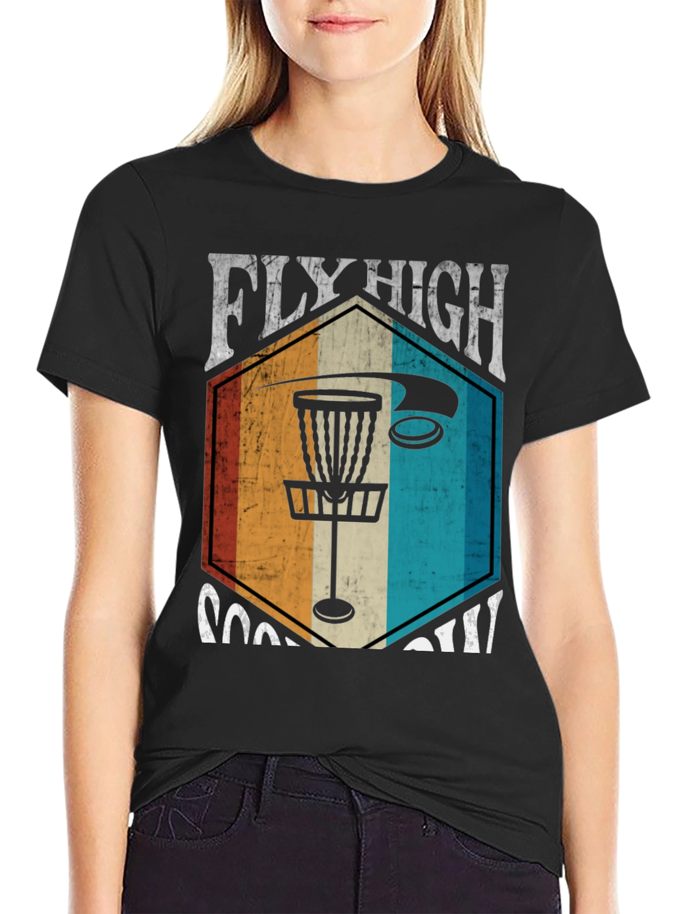 Fly High Disc Golf Graphic Tee