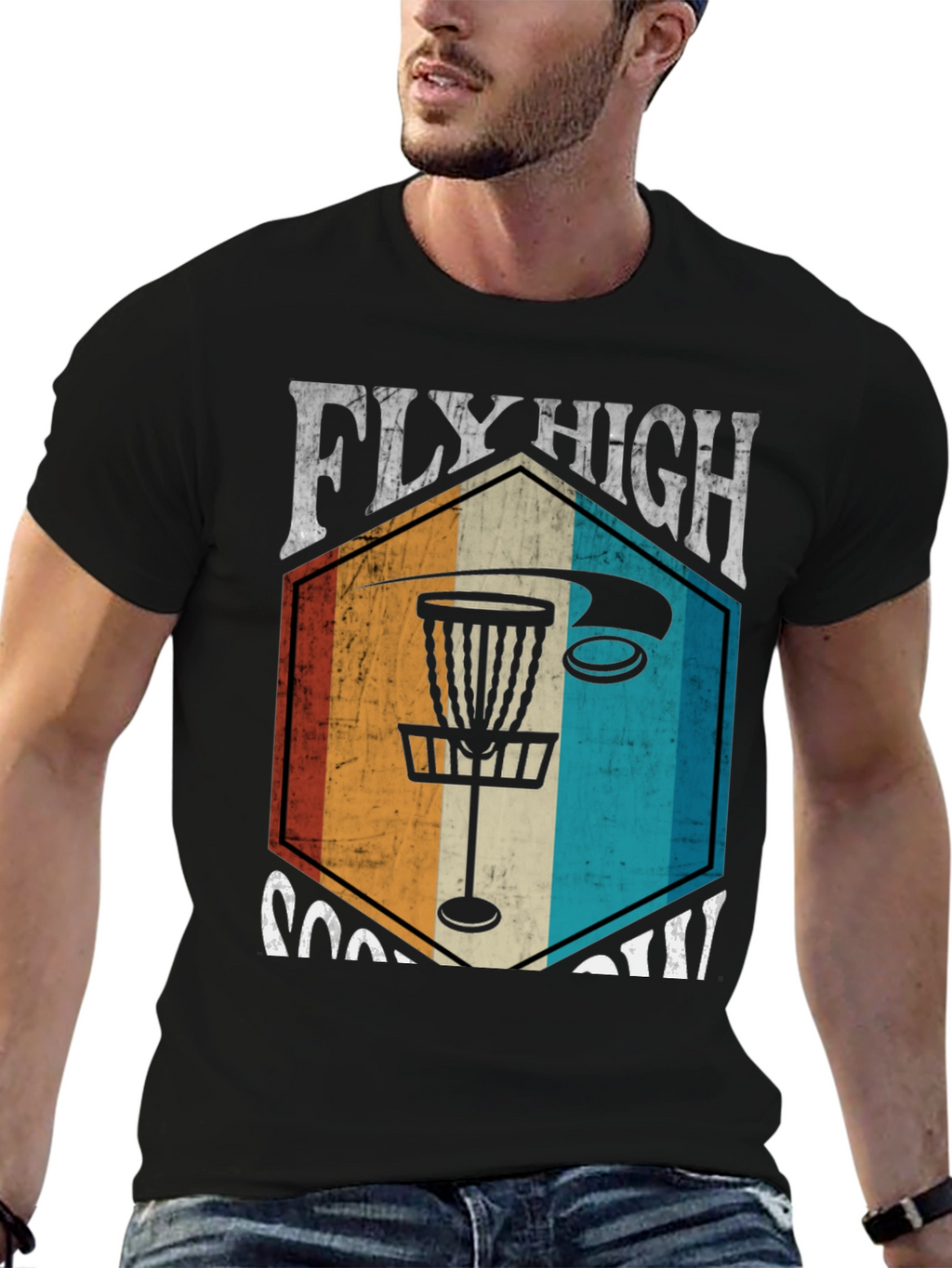 Fly High Disc Golf Graphic Tee