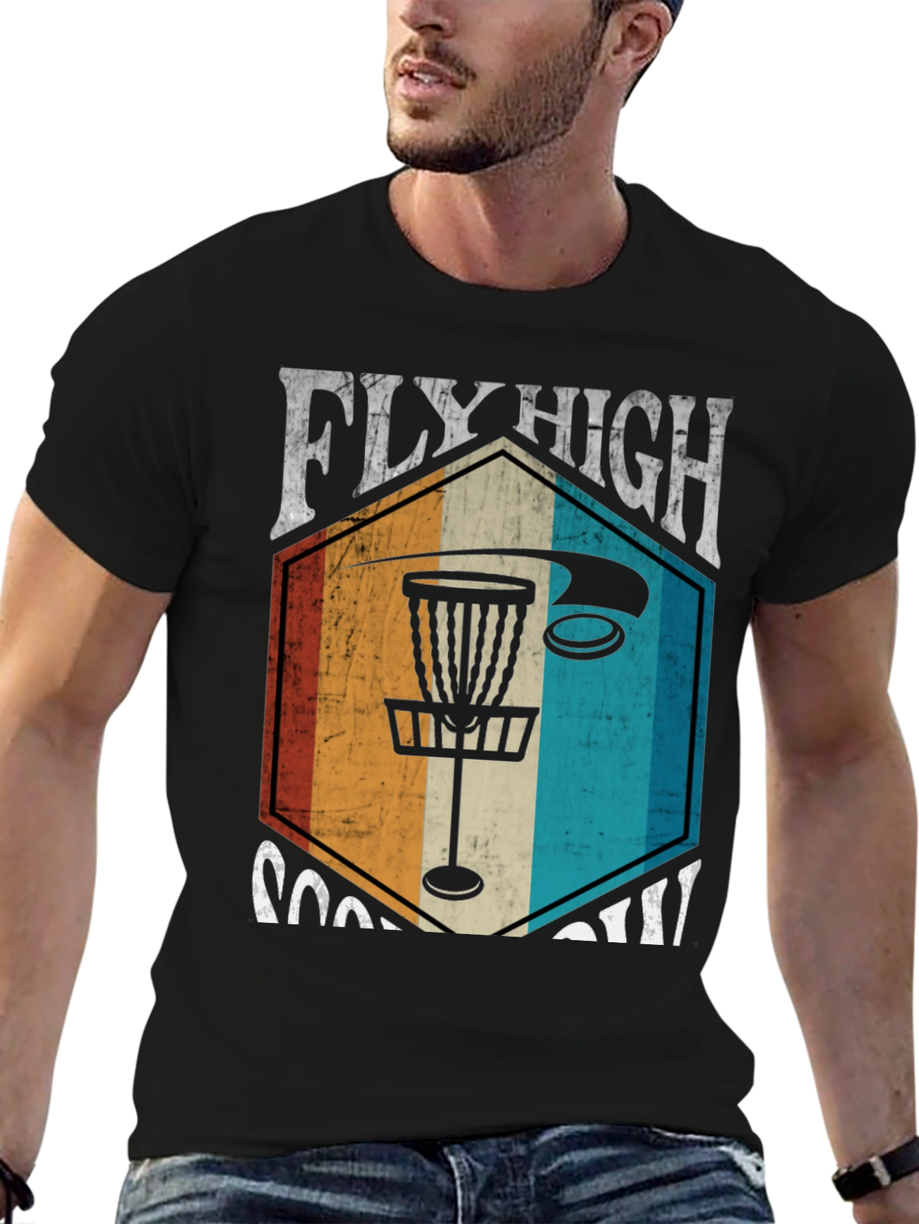 Fly High Disc Golf Graphic Tee