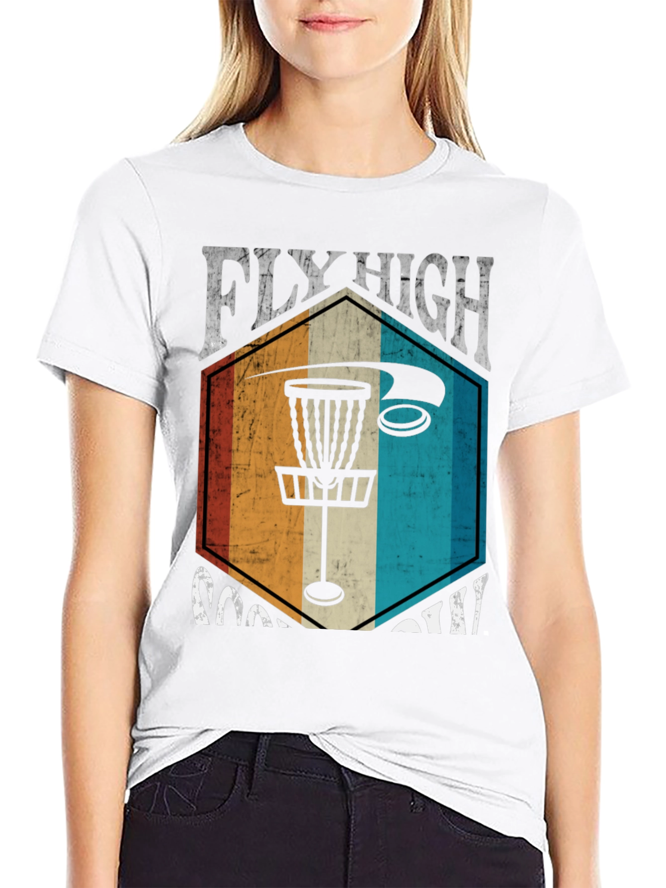 Fly High Disc Golf Graphic Tee