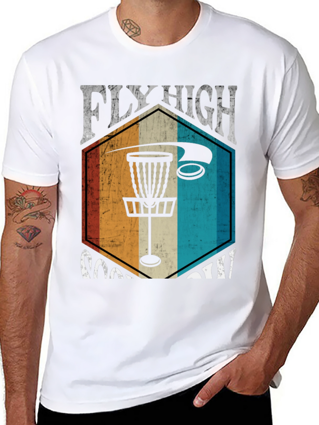 Fly High Disc Golf Graphic Tee