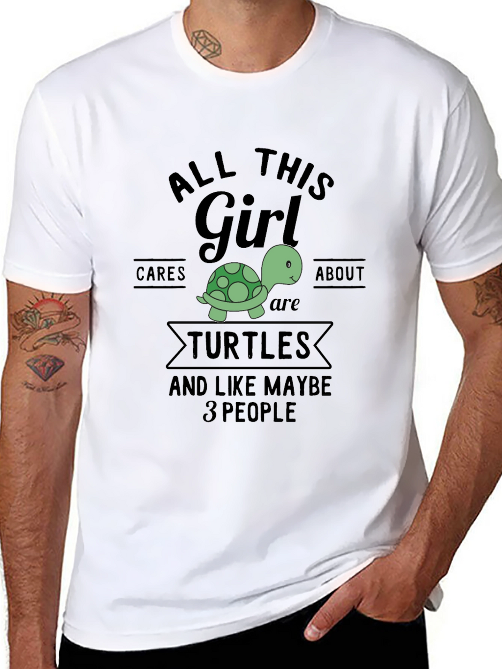 All This Girl Cares About Turtles T-Shirt