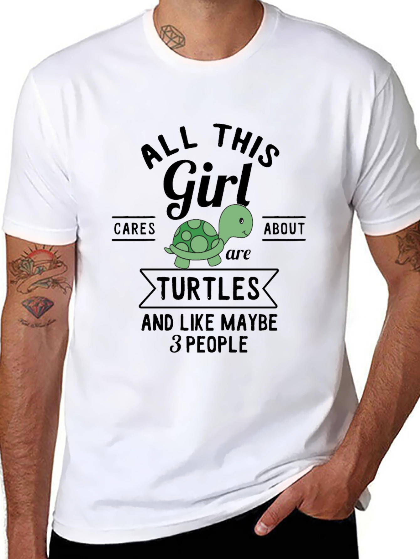 All This Girl Cares About Turtles T-Shirt