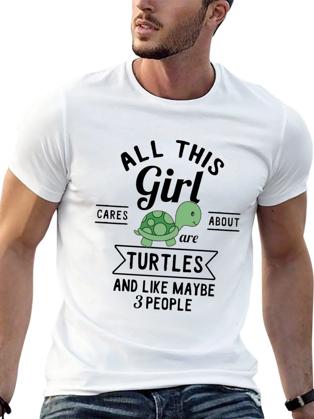 All This Girl Cares About Turtles T-Shirt